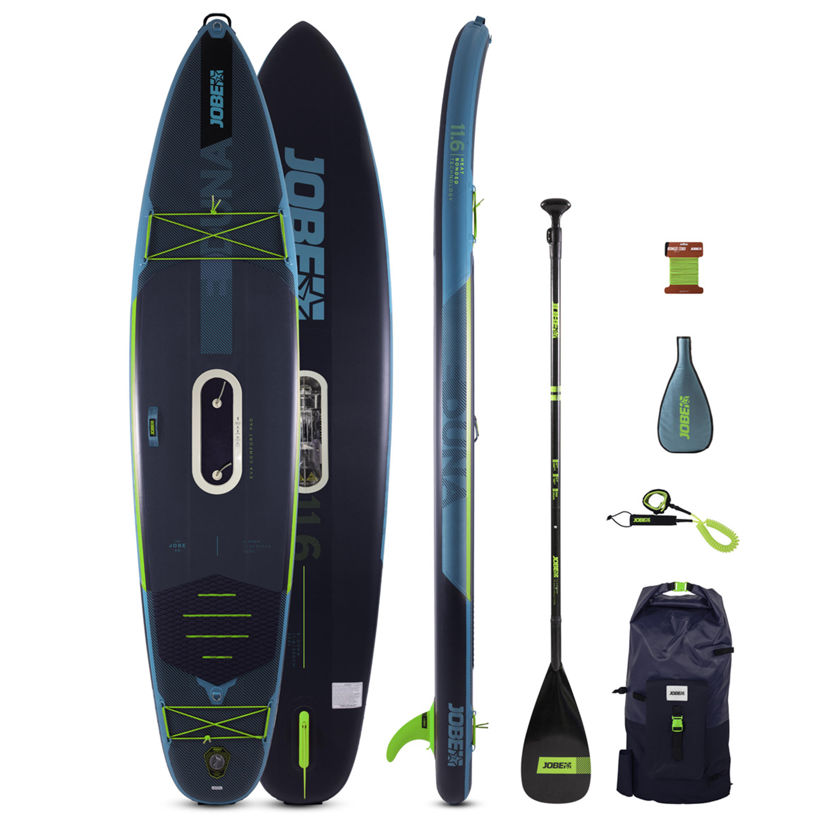 Jobe SUP-Board Stand Up Paddle aufblasbar E-Duna batteriebetrieben