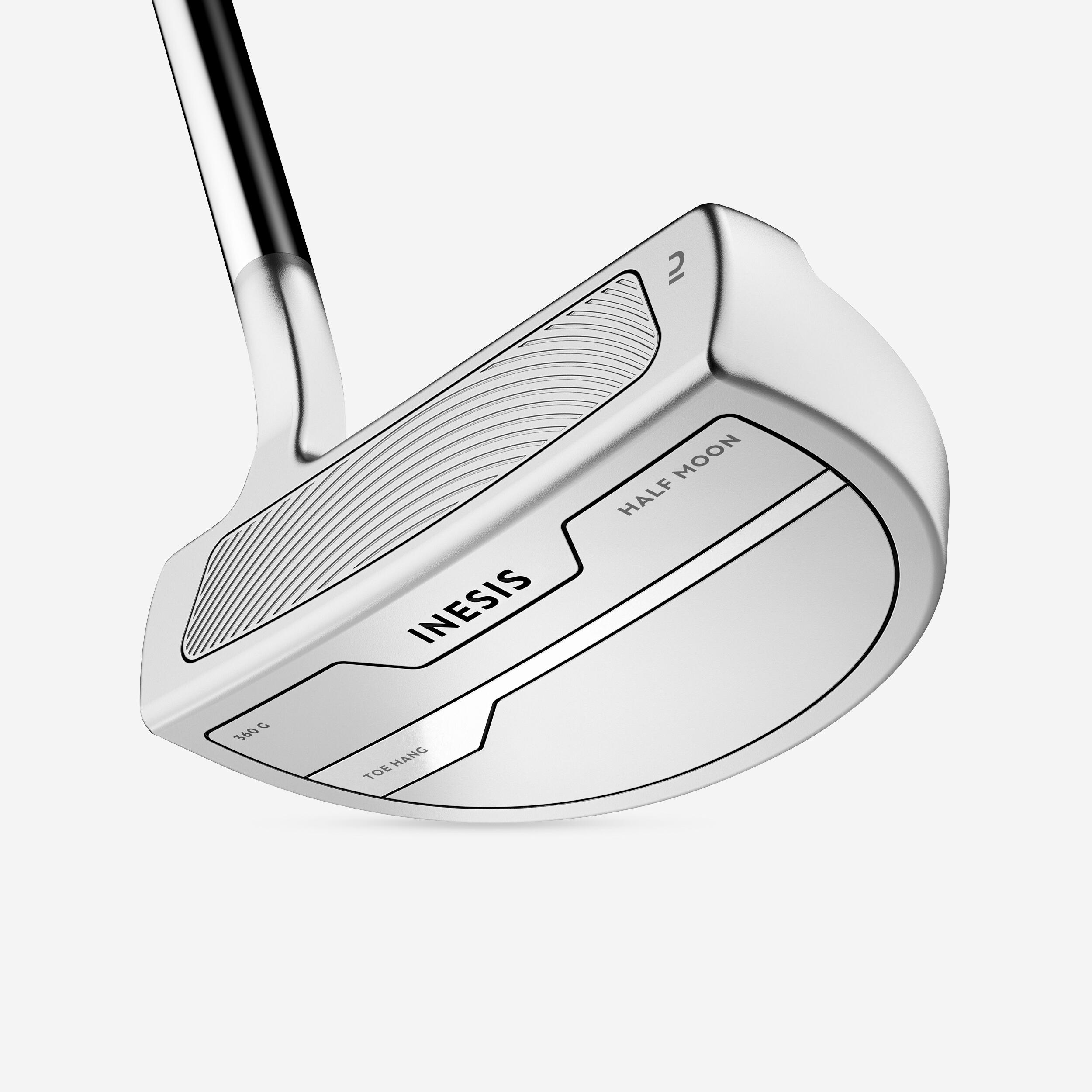 Inesis Golf Putter Half-Mallet Toe-Hang Linkshand für bogenförmige Schwünge