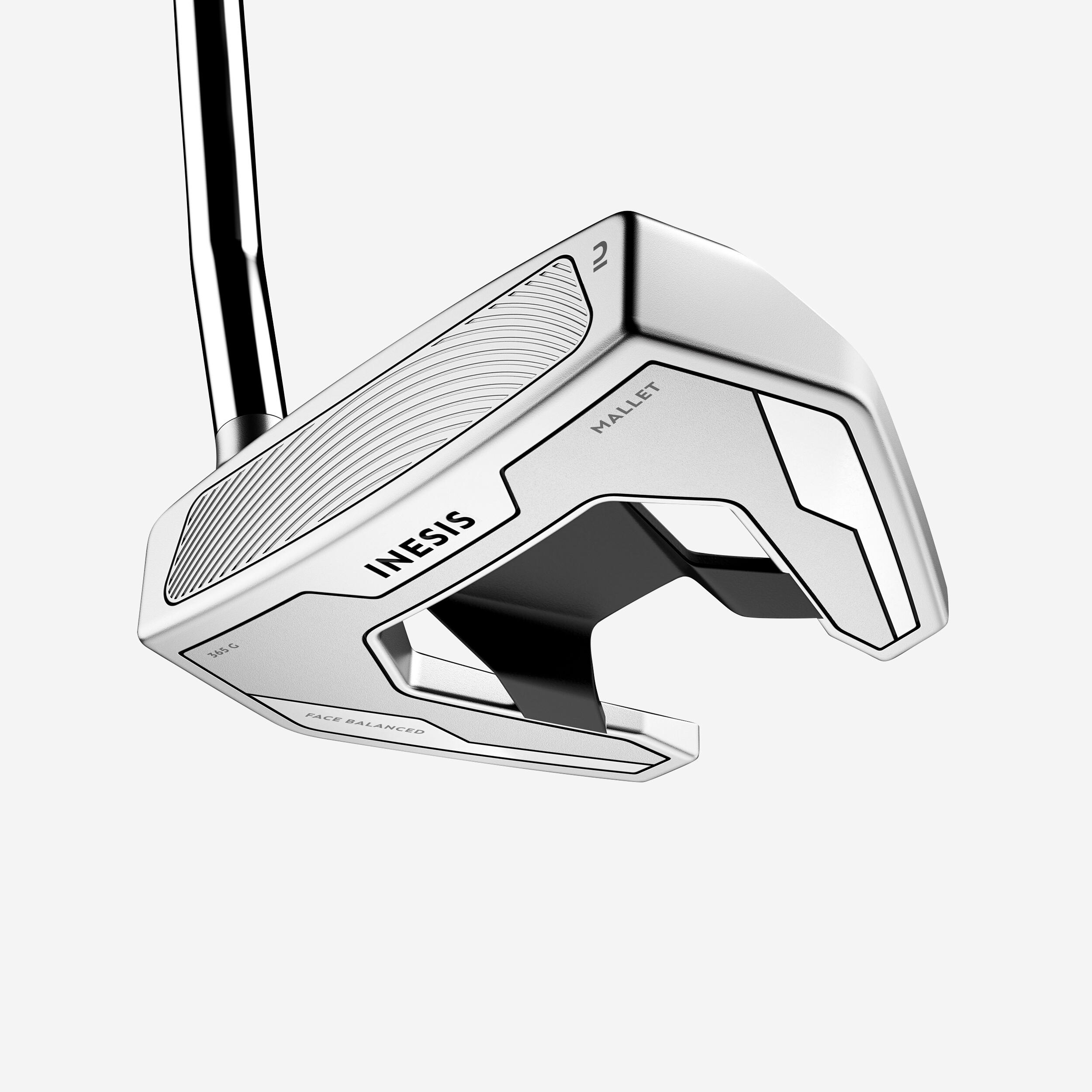 Inesis Mallet Putter Face-Balanced Linkshand für Spieler mit geradem Schwung