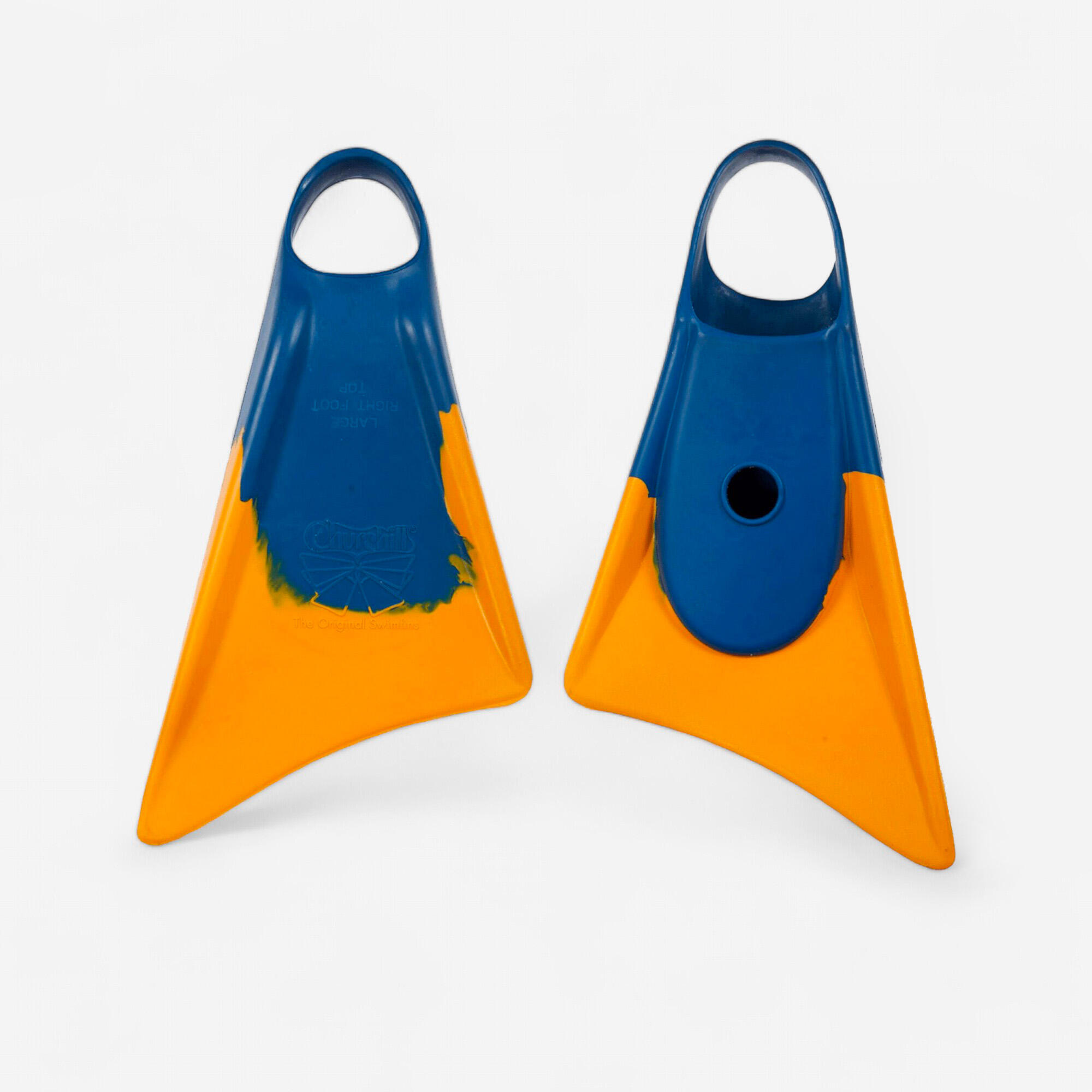 Churchill Flossen Bodyboard Makapuu orange/blau