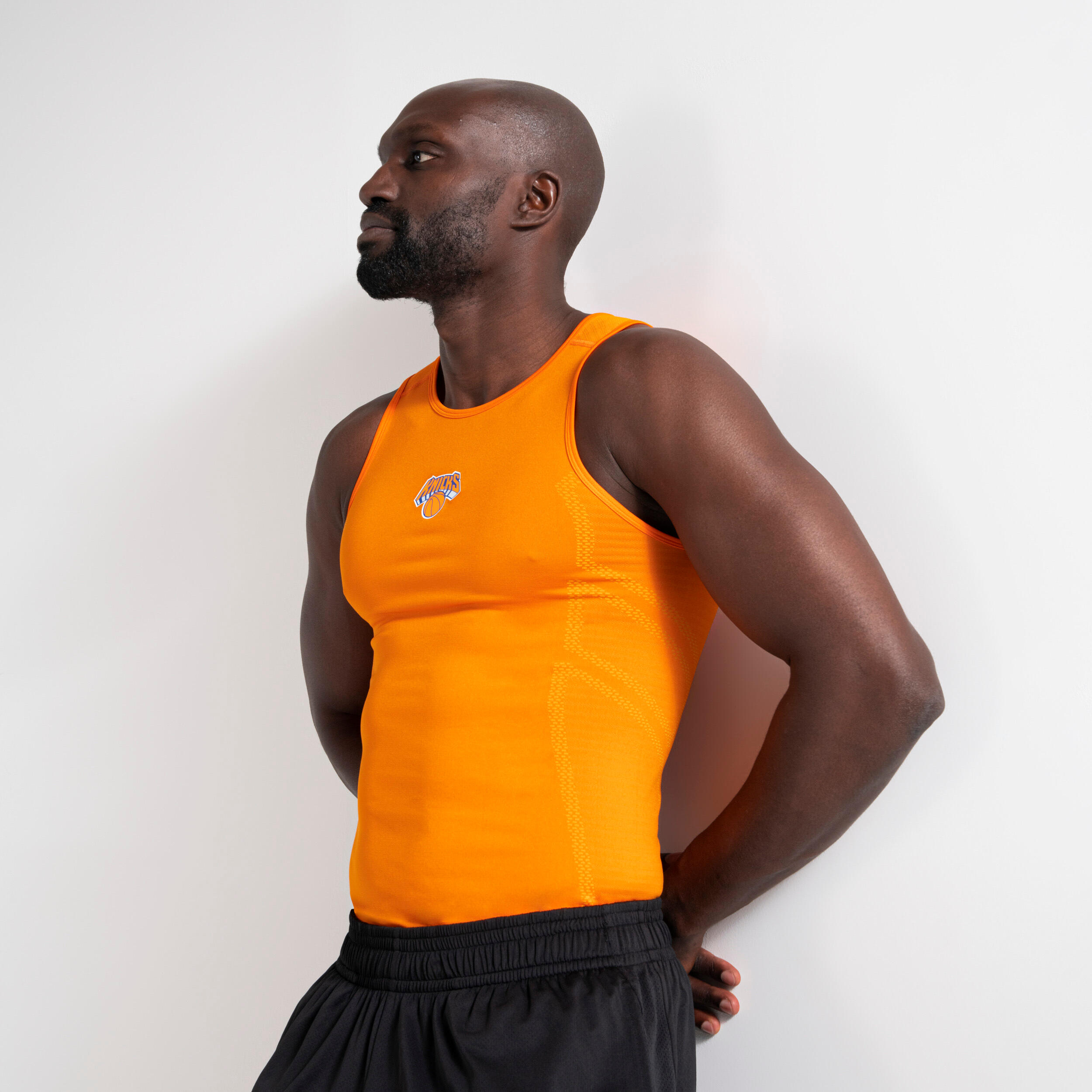 Tarmak Funktionsshirt Basketball UT500 Slim-Schnitt Herren NBA Houston Rockets rot