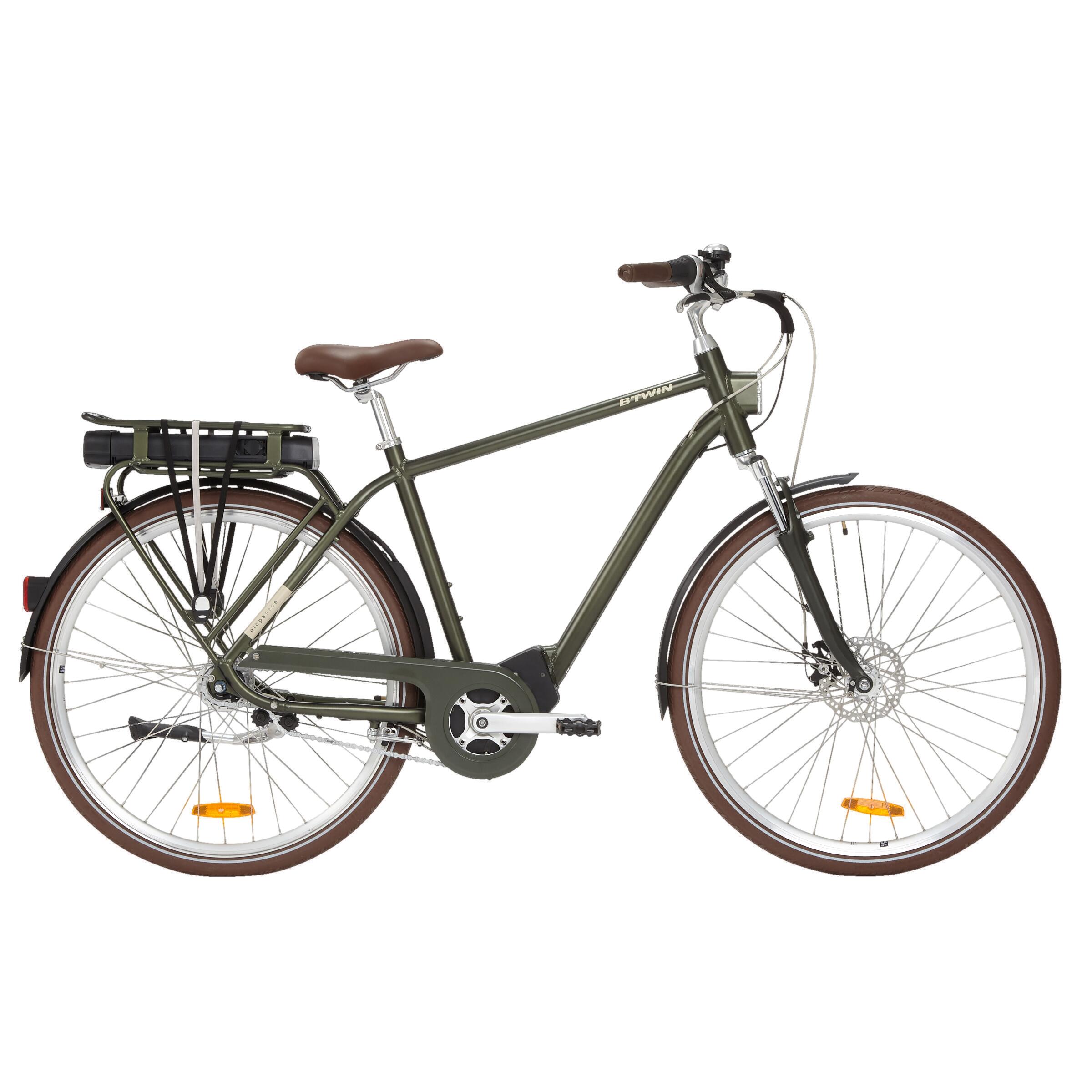 Elops E-Bike City Bike 28 Zoll Elops 920E HF Herren Brose Drive T grün