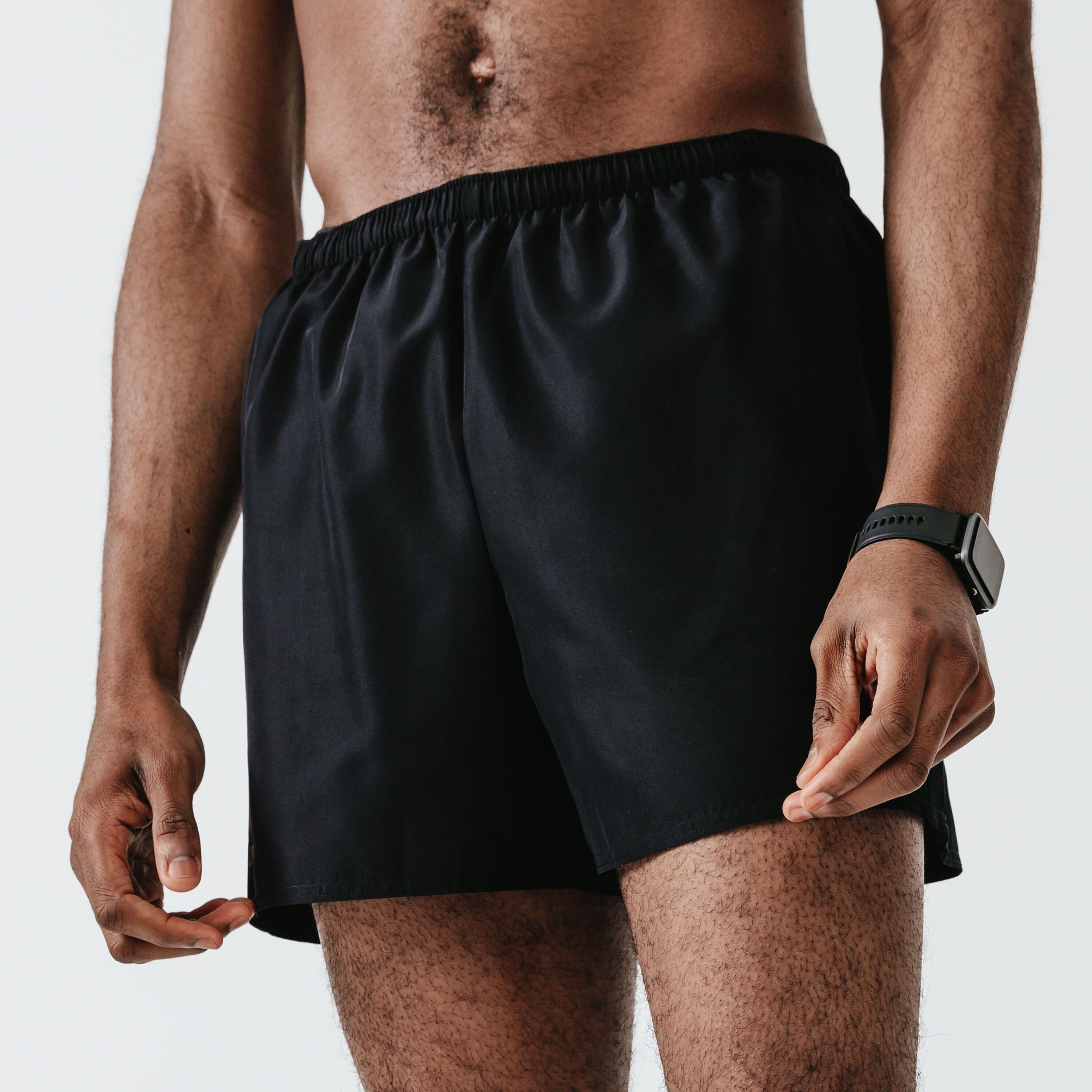 Kalenji Laufshorts atmungsaktiv Dry Herren schwarz