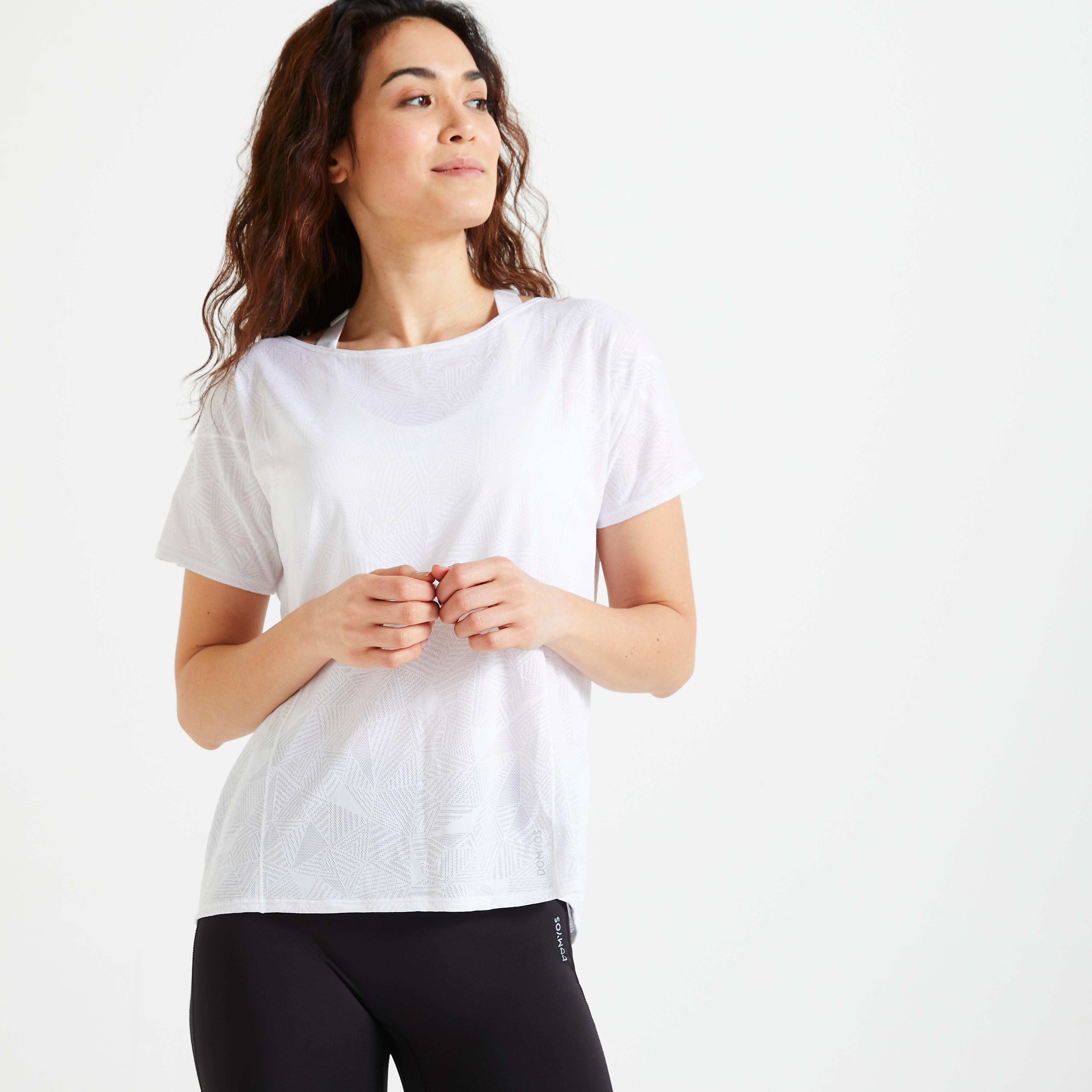 Domyos T-Shirt weit Fitness