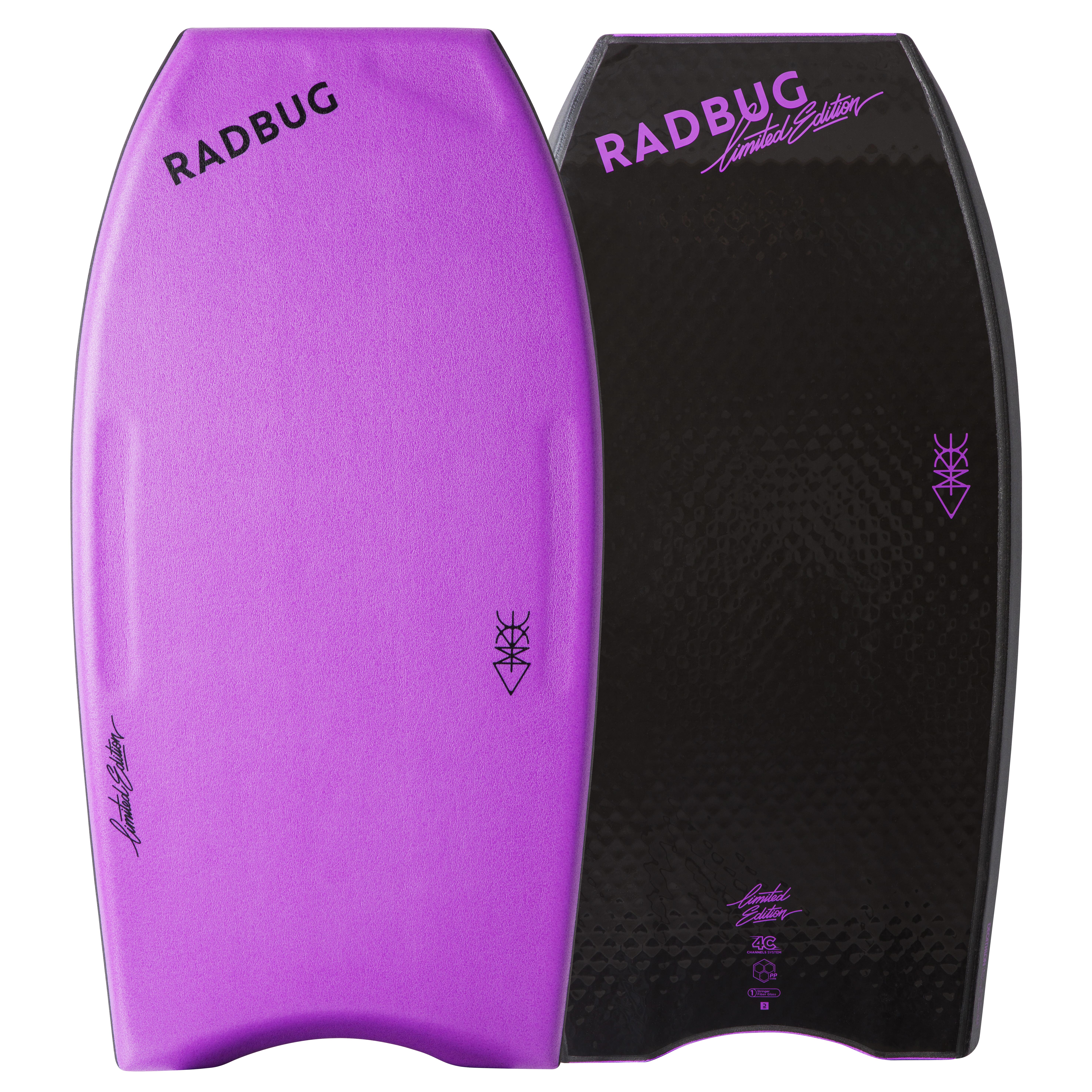 Radbug Bodyboard 900 LTD Violett Pro Model Limited Edition