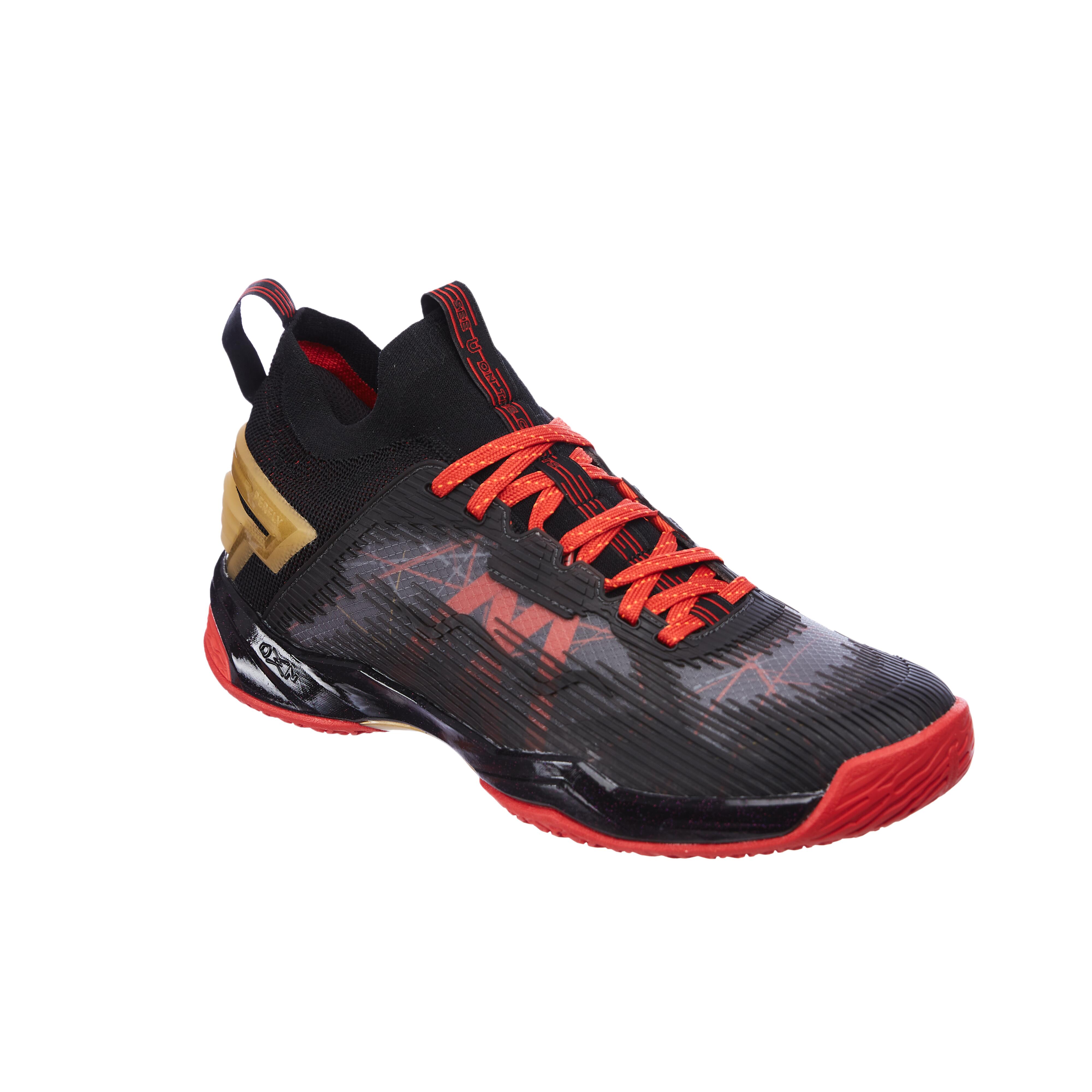 Perfly Badmintonschuhe Herren BS 990 schwarz/gold