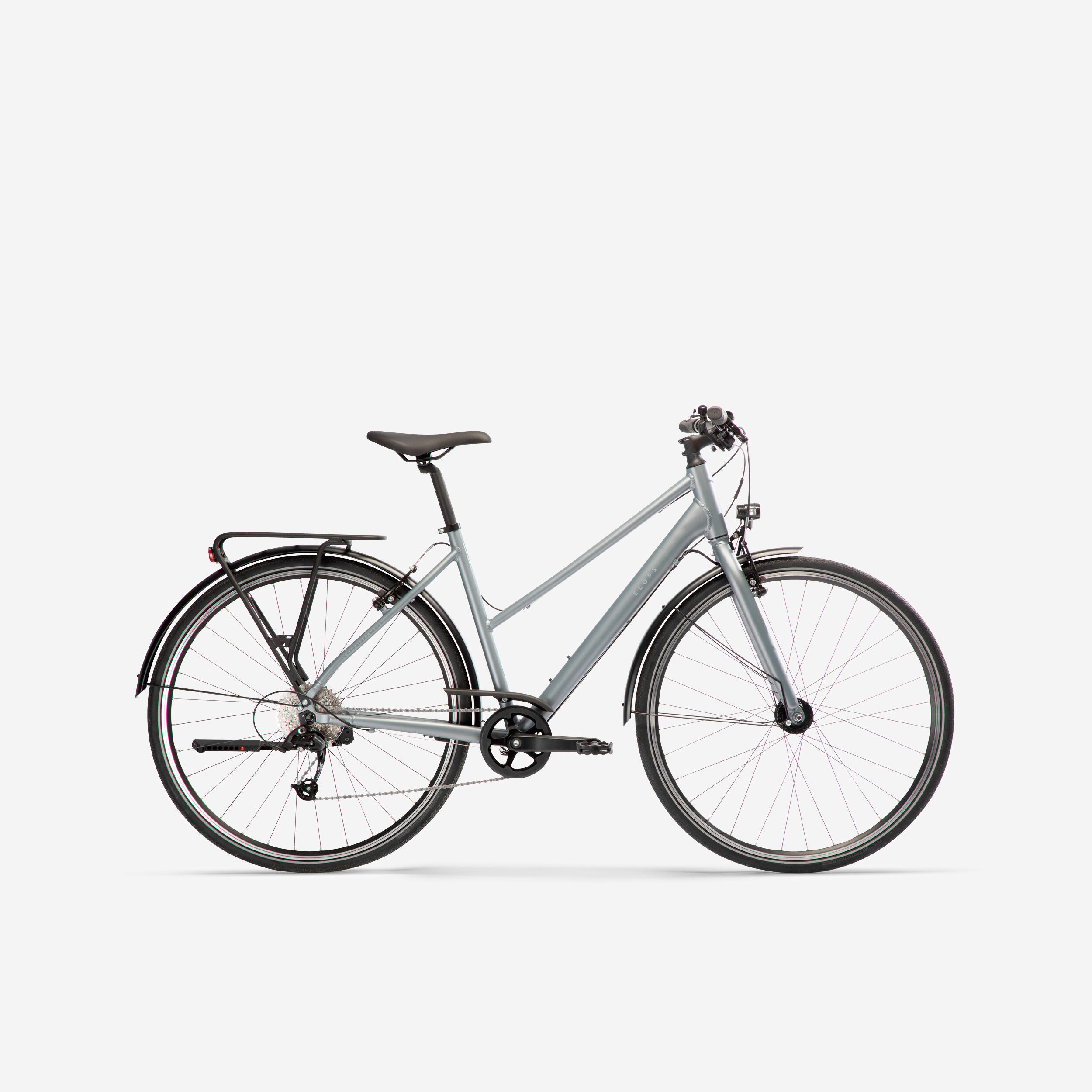 Elops City Bike Long Distance 28 Zoll Elops LD500 LF Damen hellgrau