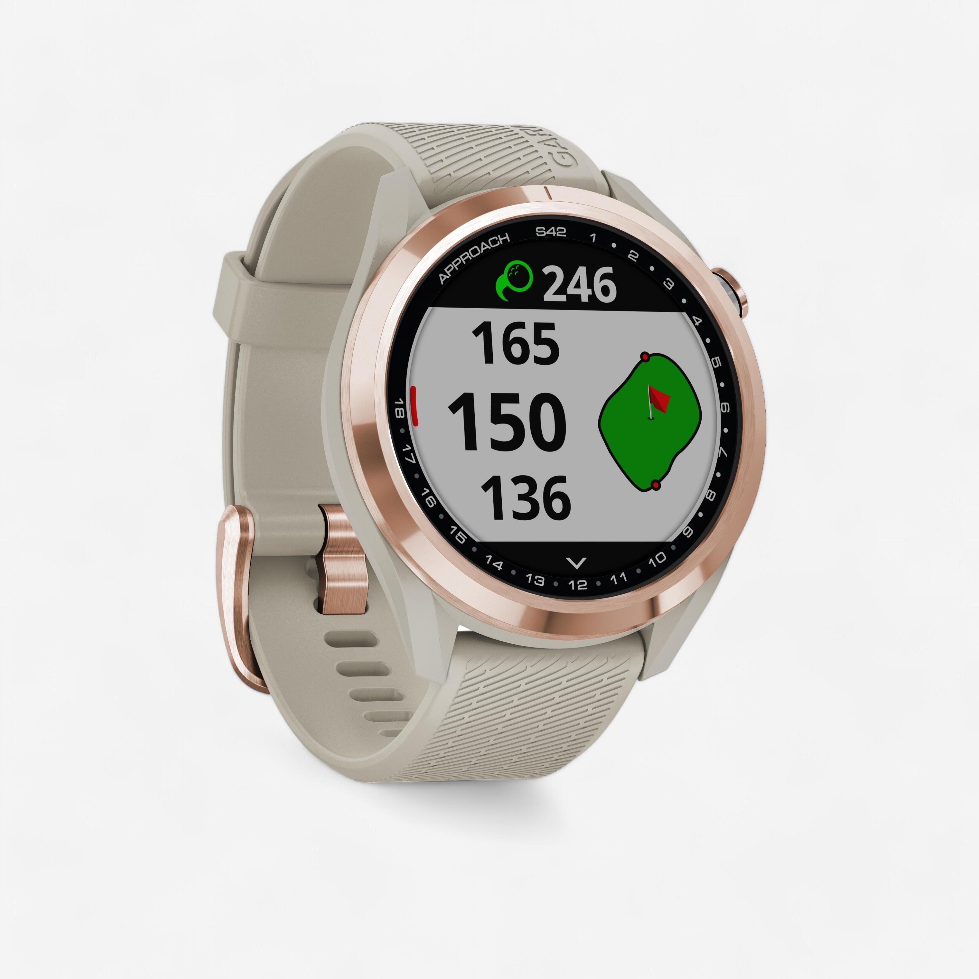 Garmin Golfuhr Garmin Approach S42 GPS rosa/gold