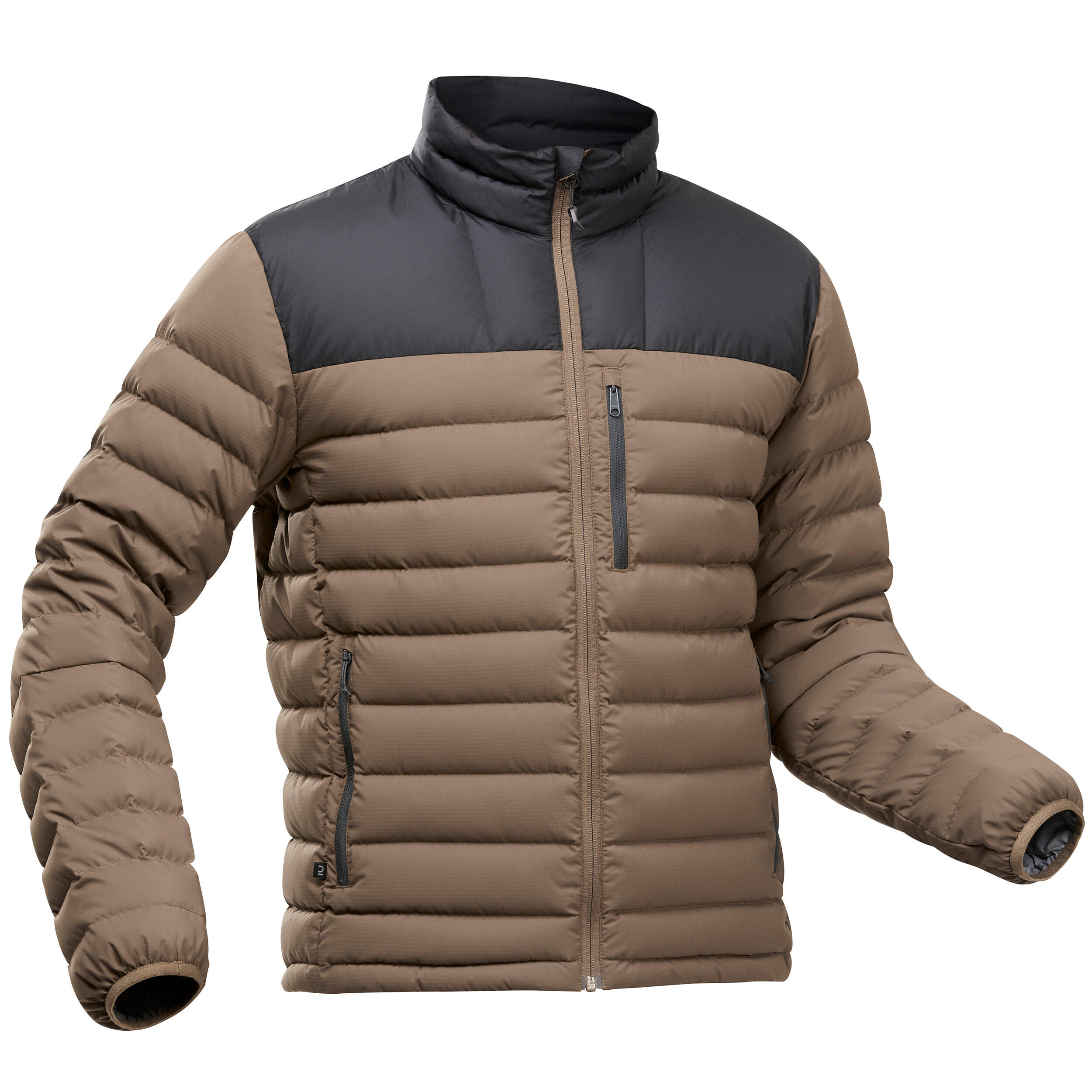 Forclaz Daunenjacke Bergtrekking MT500 Komfort bis -10 °C Herren schwarz