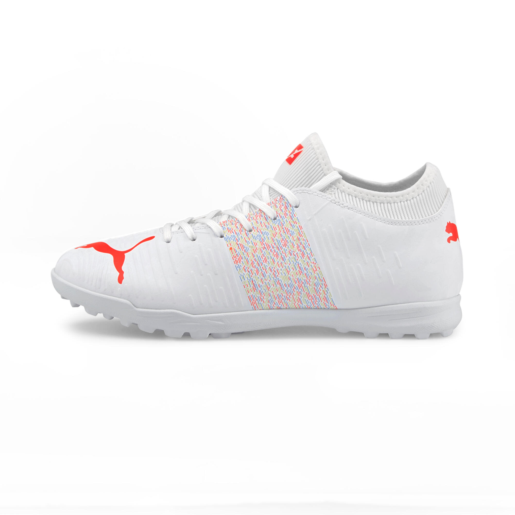 Puma Fussballschuhe Multinocken Future 4.1 Euro HG Kinder weiss