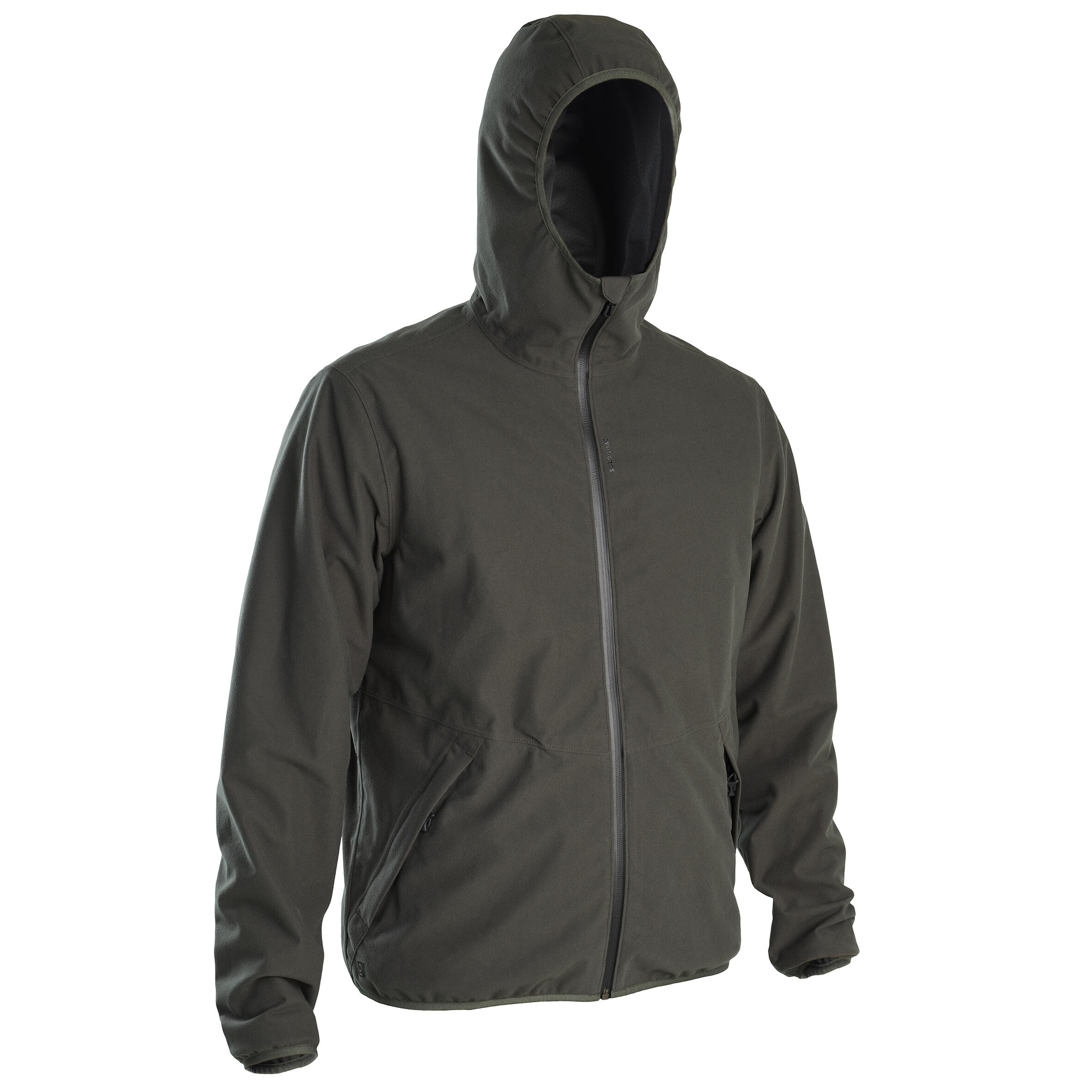 Solognac Jagd-Regenjacke geräuscharm grün 500