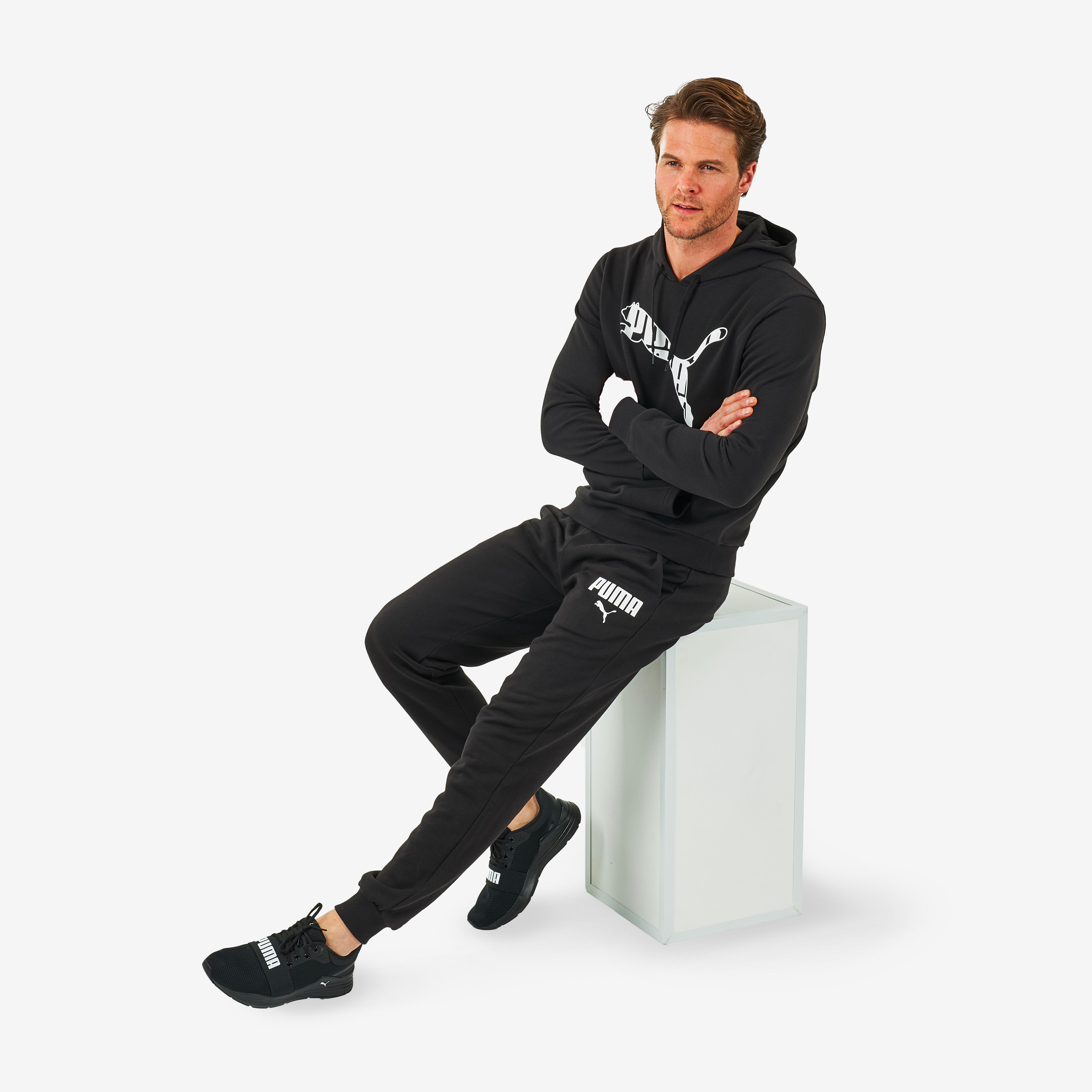Puma Jogginghose Fitness Slim Herren schwarz