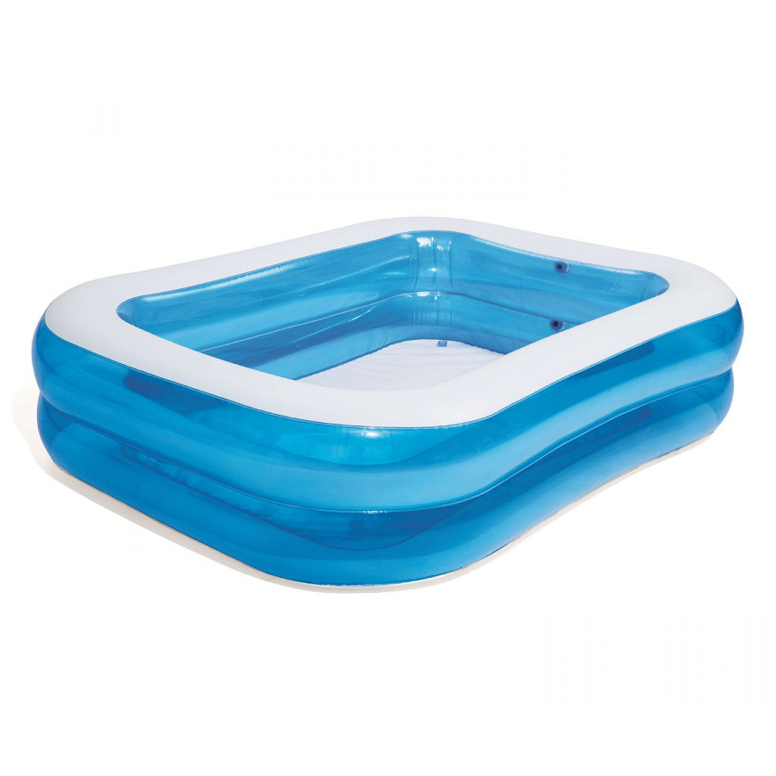 Bestway Planschbecken aufblasbar rechteckig 211 × 132 × 48 cm
