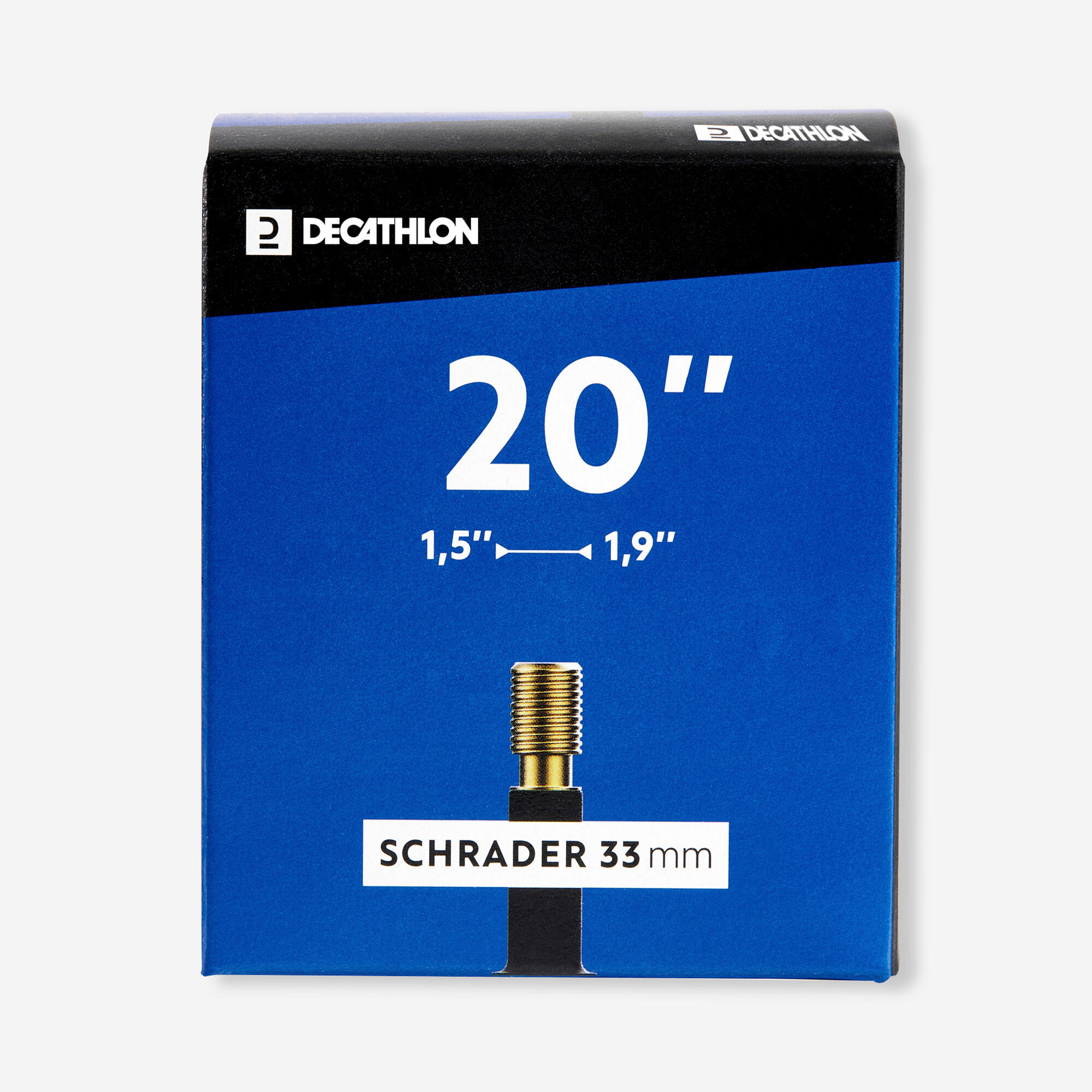 Decathlon Fahrradschlauch 20" × 1,5/1,9 Schrader
