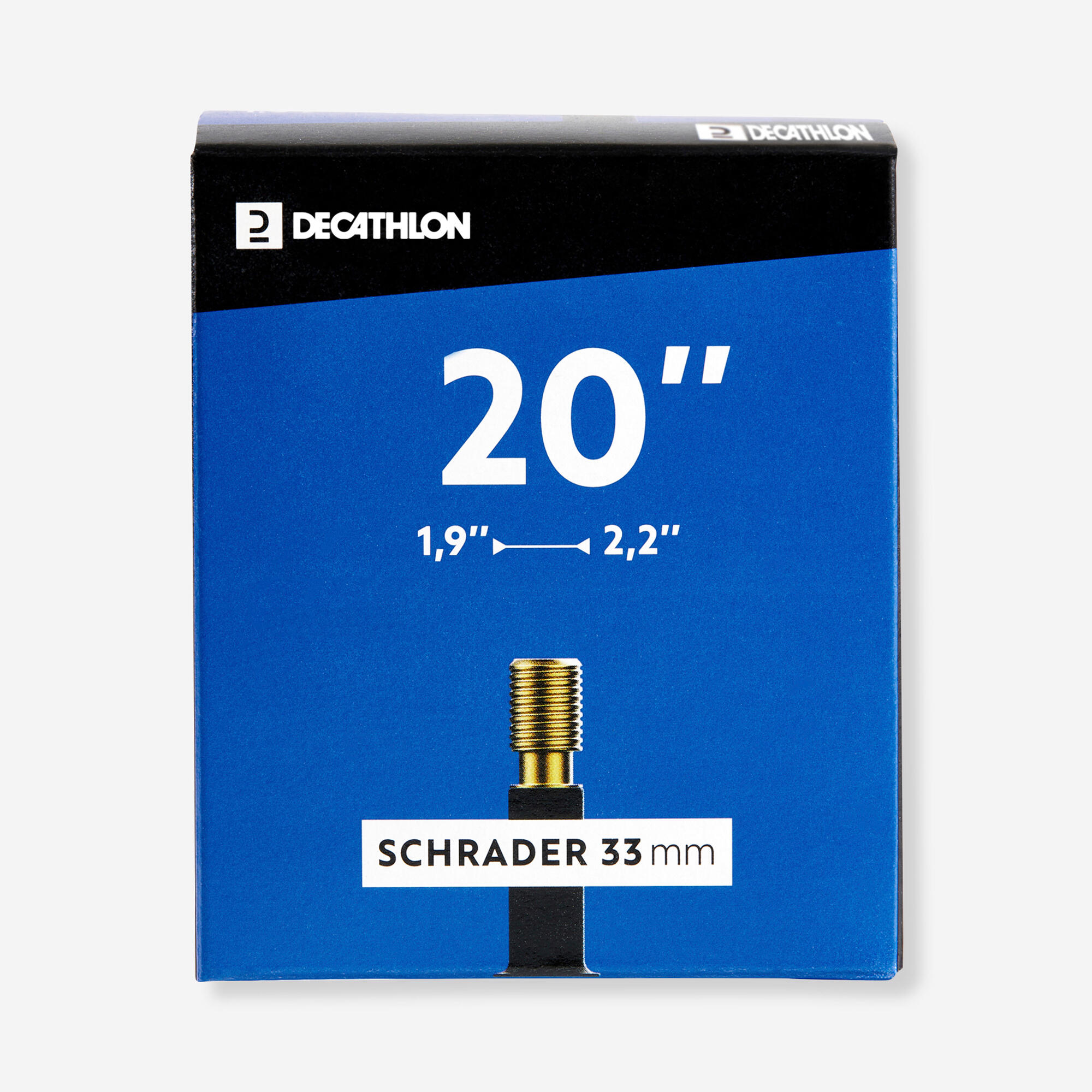 Decathlon Fahrradschlauch 20" × 1,9/2,2 Schrader
