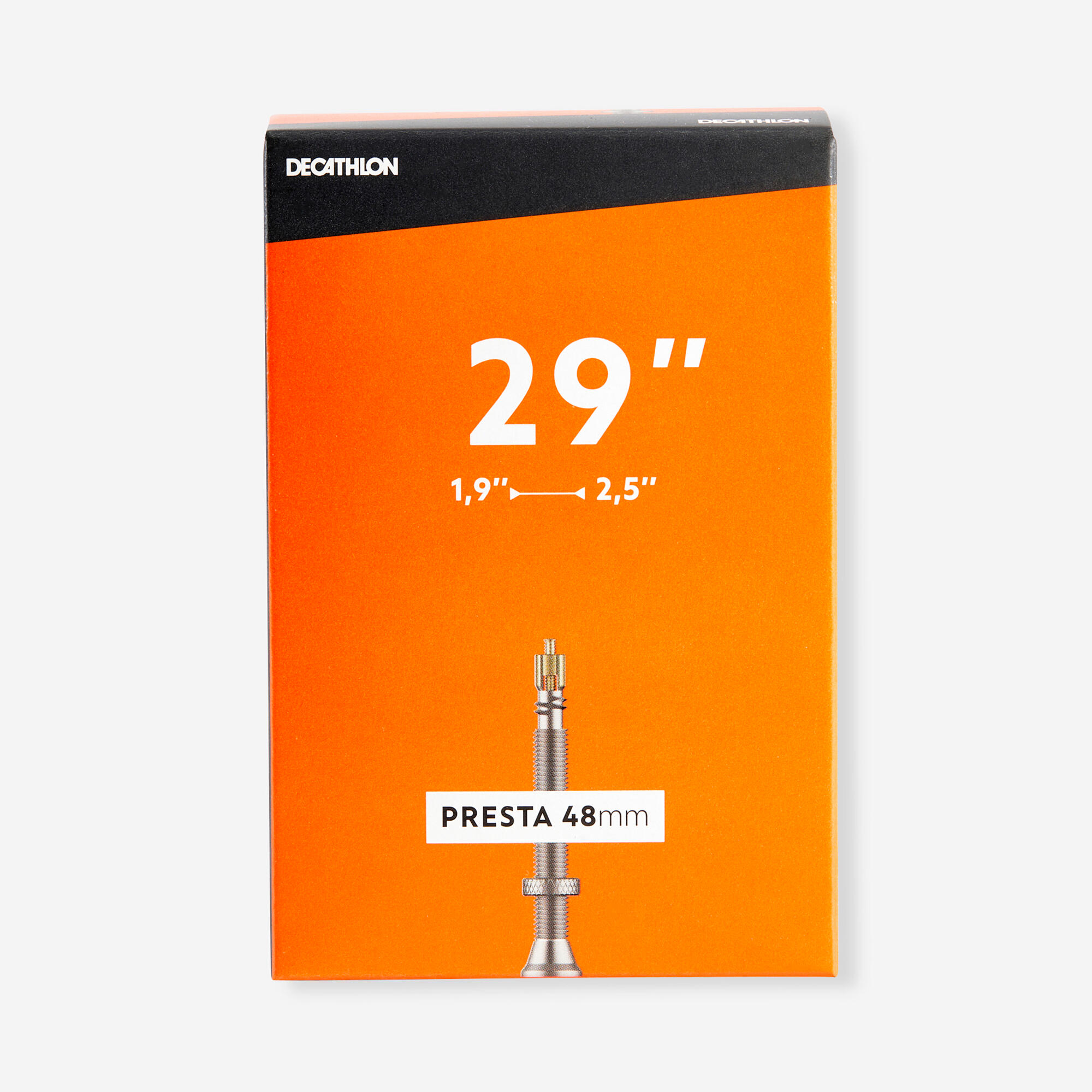 Decathlon Fahrradschlauch 29x1,9/2,5 Presta 48 mm