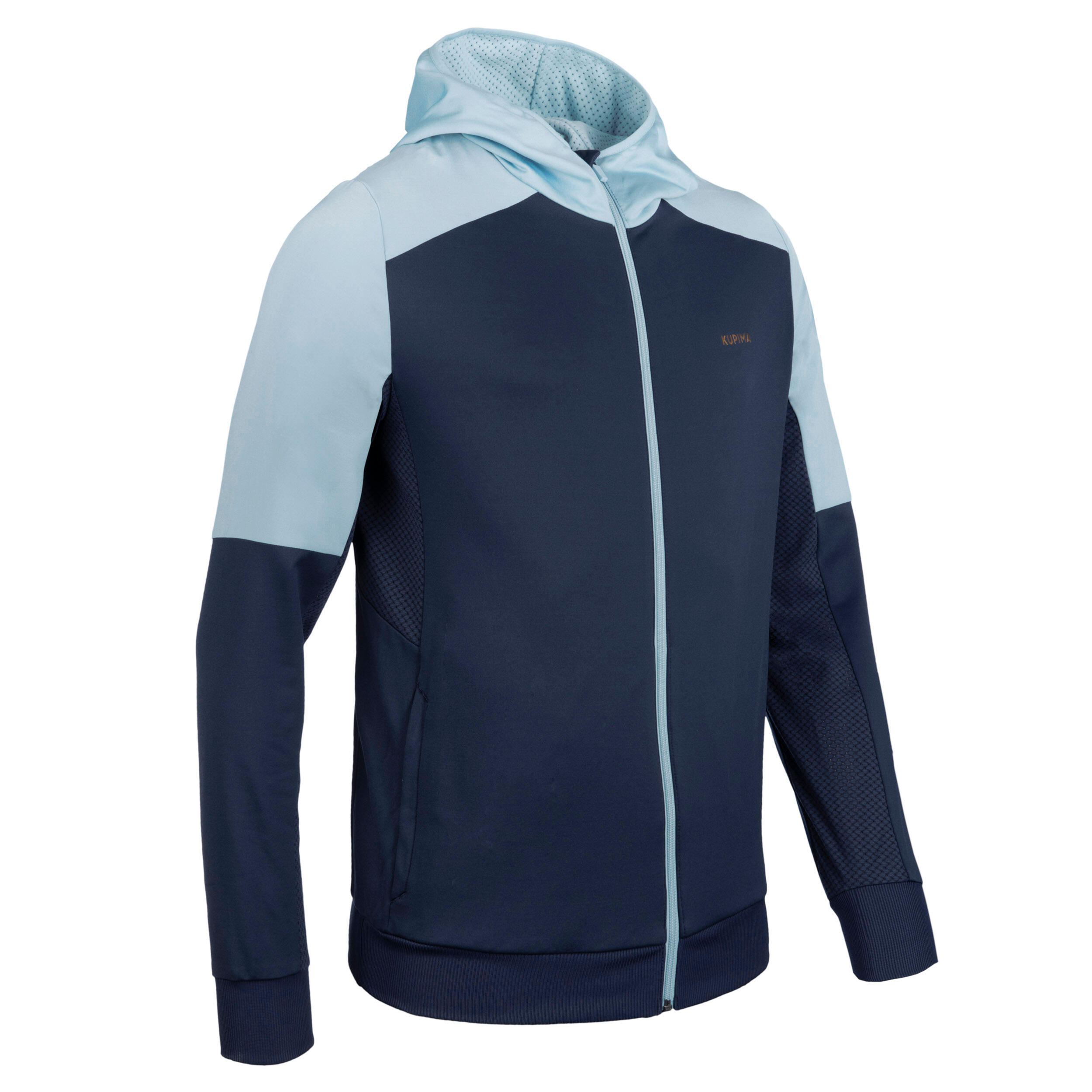 Kalenji Laufjacke Leichtathletik warm Herren blau