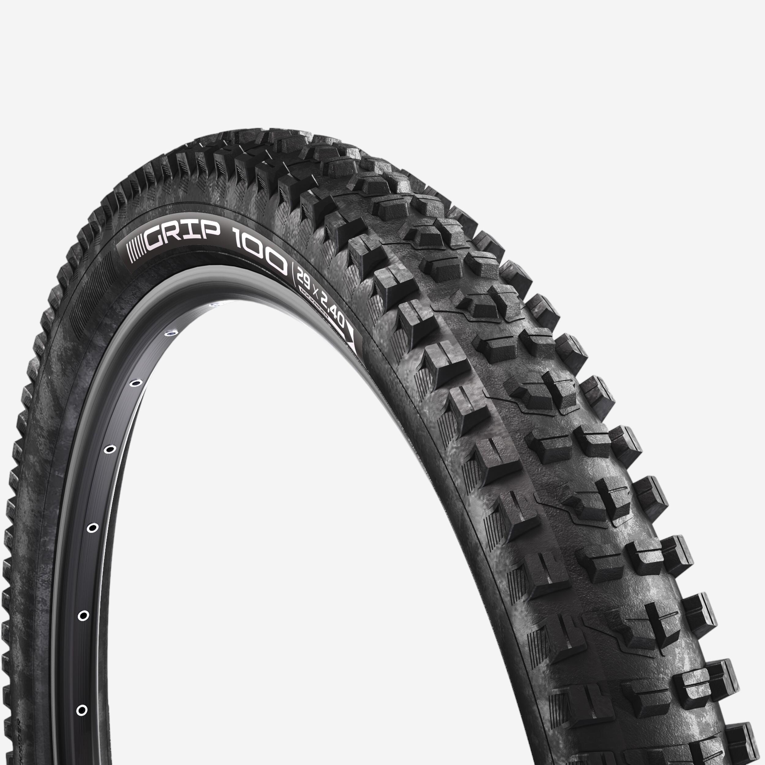 Rockrider Fahrradreifen Drahtreifen MTB Rockrider GRIP 100 29" × 2,4