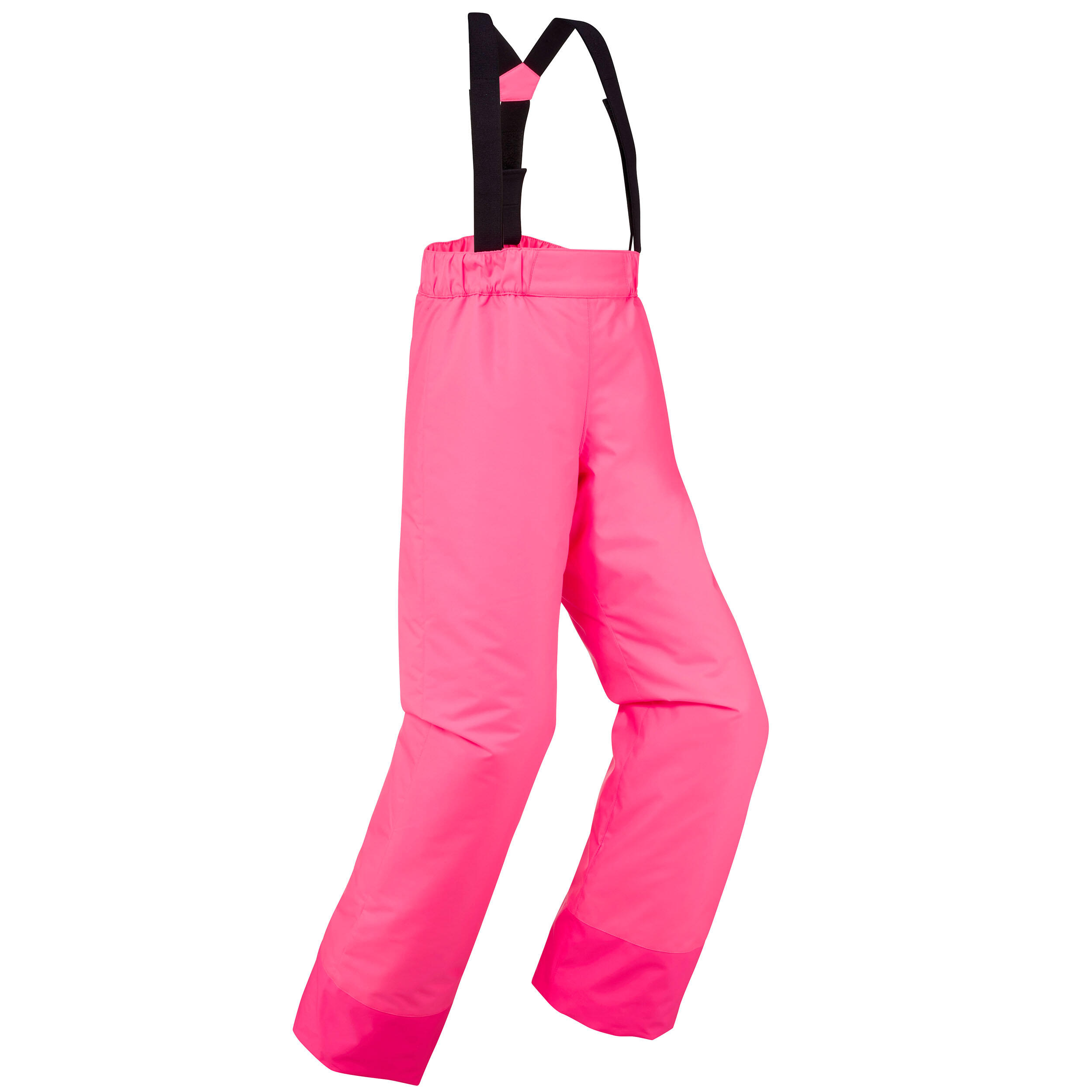 Wedze Skihose warm wasserdicht - 100 Kinder neonrosa
