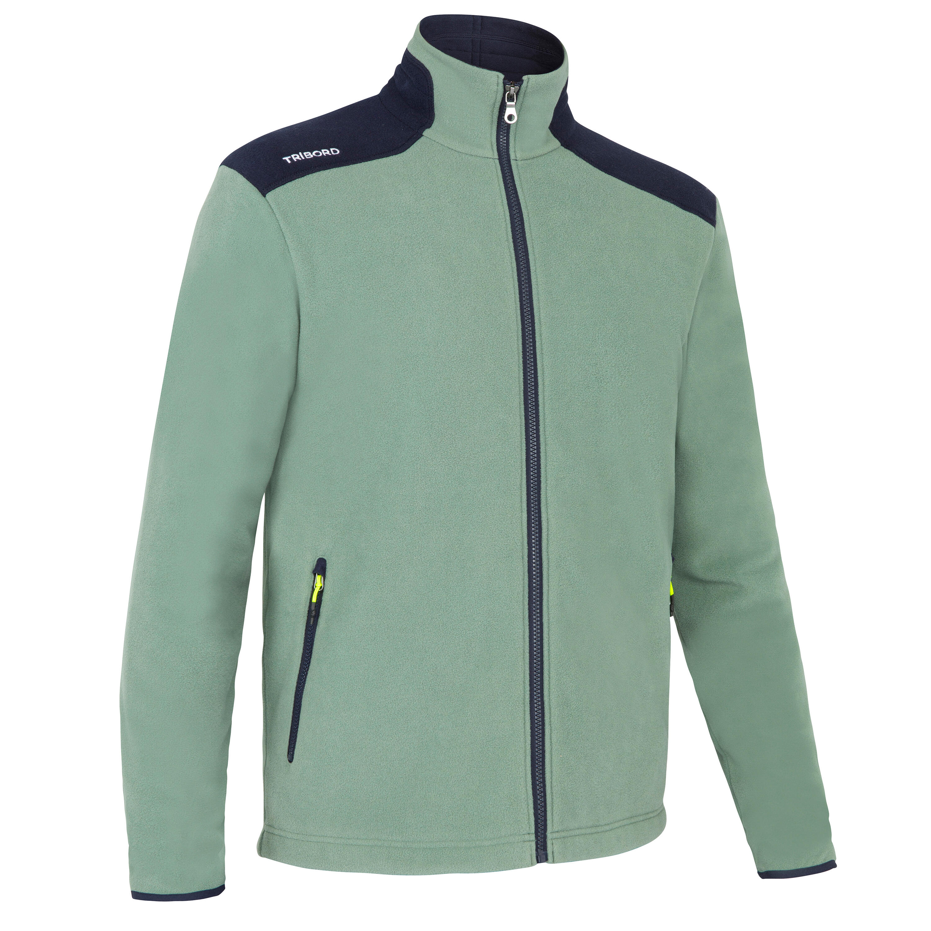 Tribord Fleecejacke Segeln 100 Herren petrolblau meliert