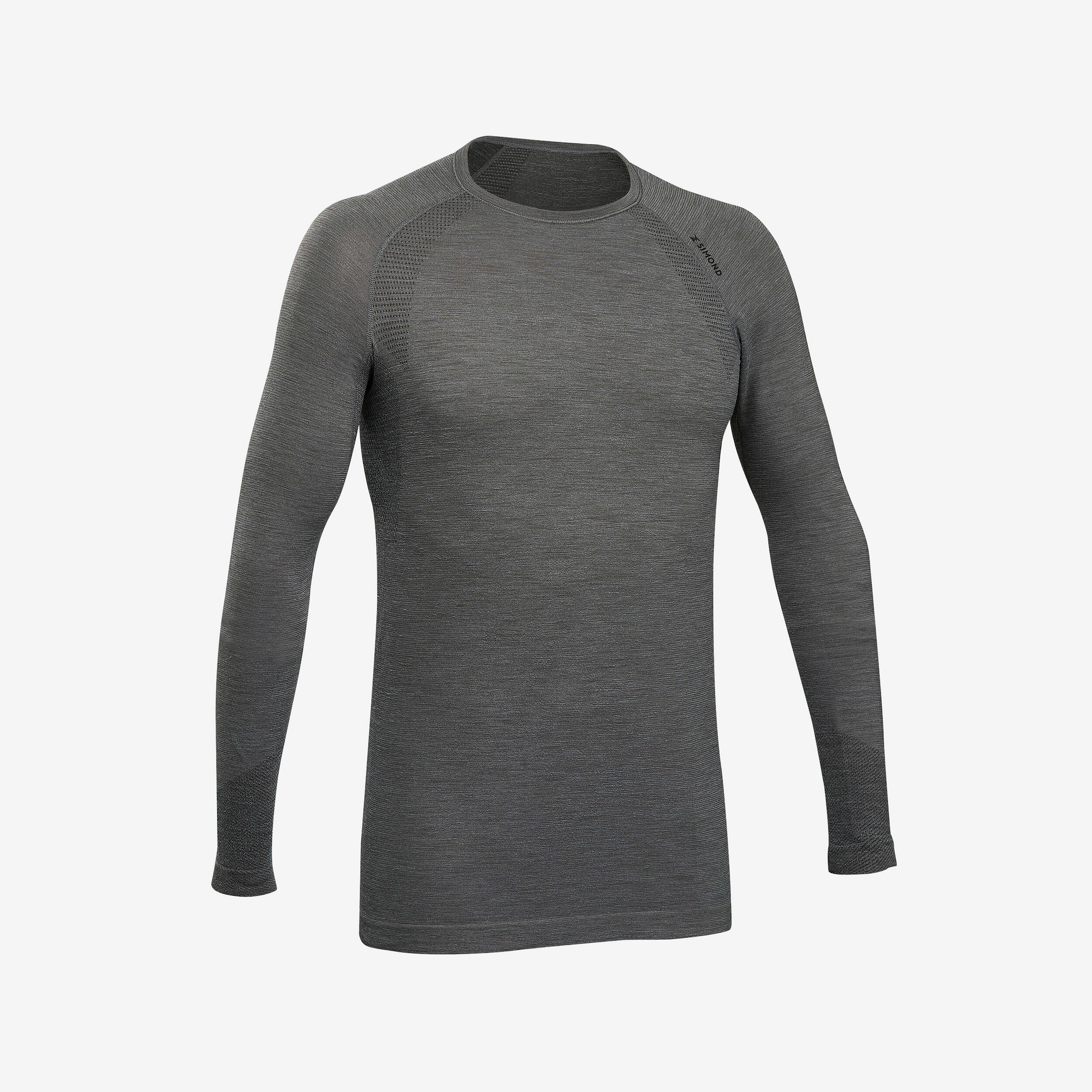 Simond T-Shirt langarm Seamless Wolle Bergsteigen Herren