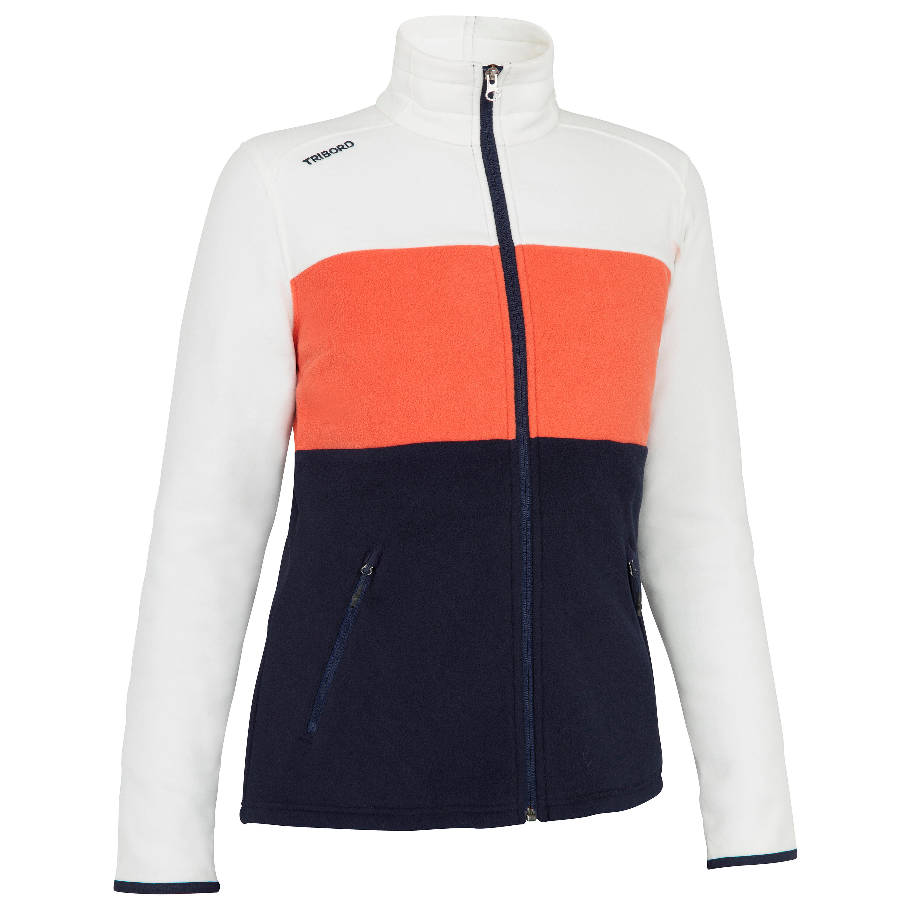 Tribord Fleecejacke Segeln 100 Damen orange