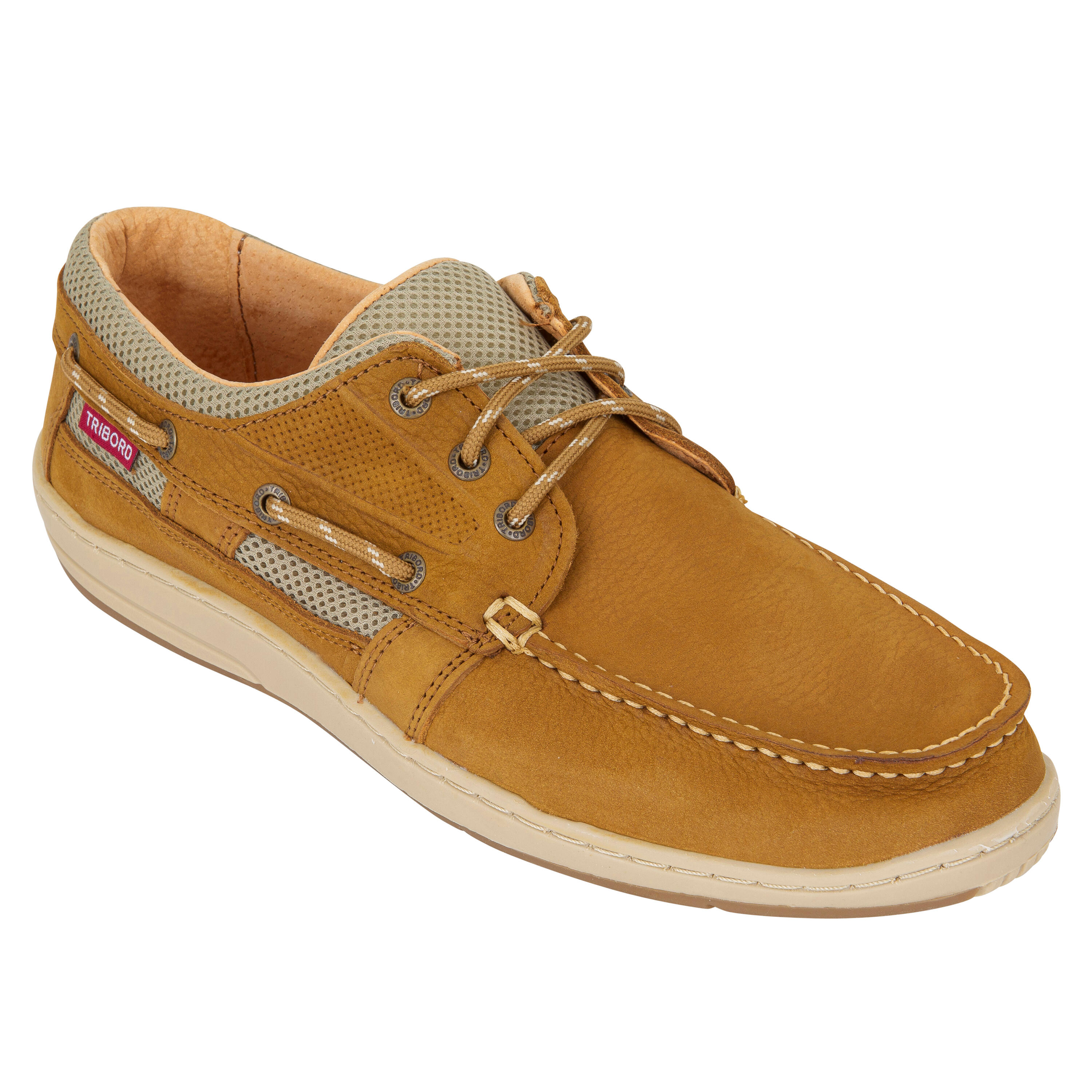 Tribord Segelschuhe Leder Clipper Herren blau