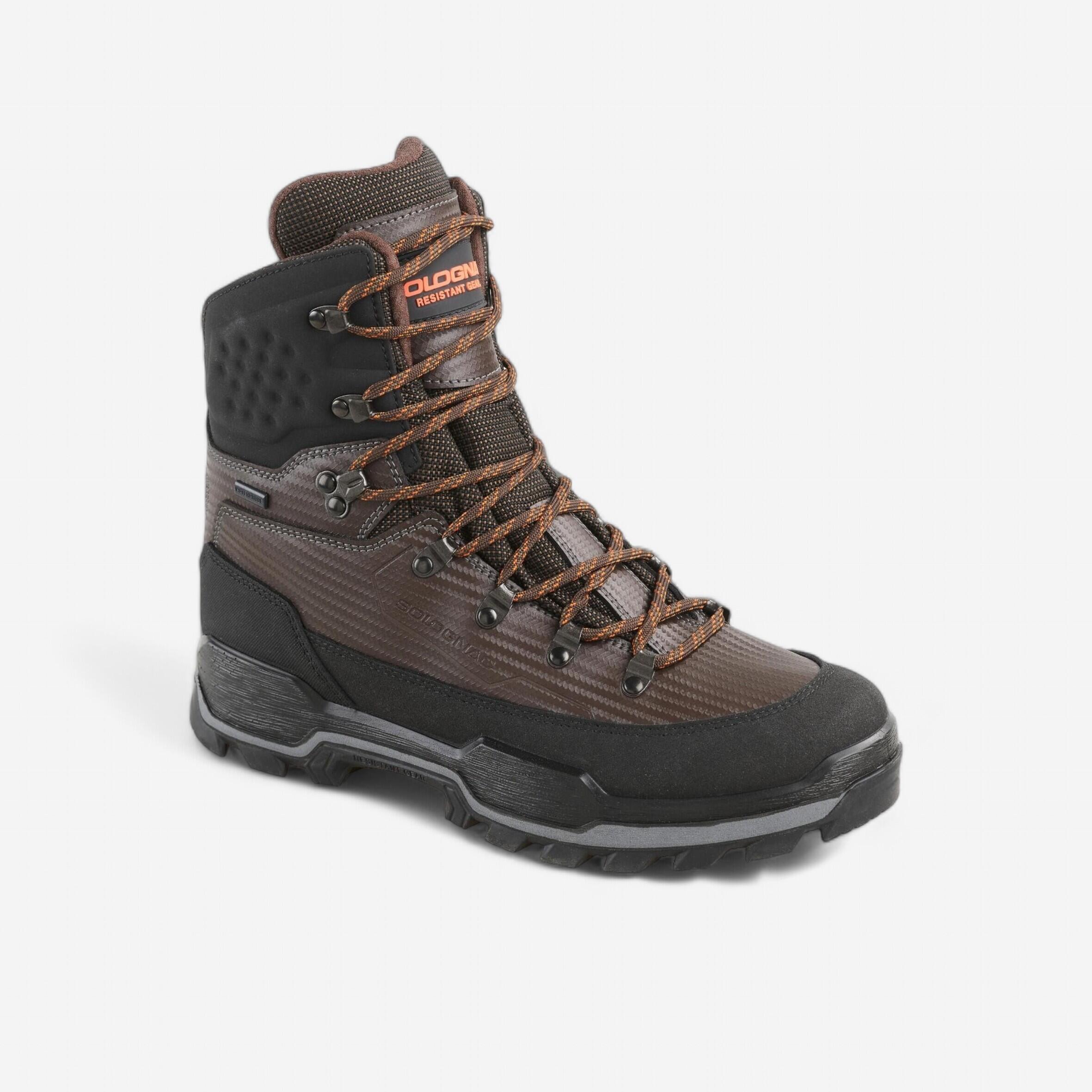 Solognac Jagdstiefel CROSSHUNT 900 V2 wasserdicht strapazierfähig braun