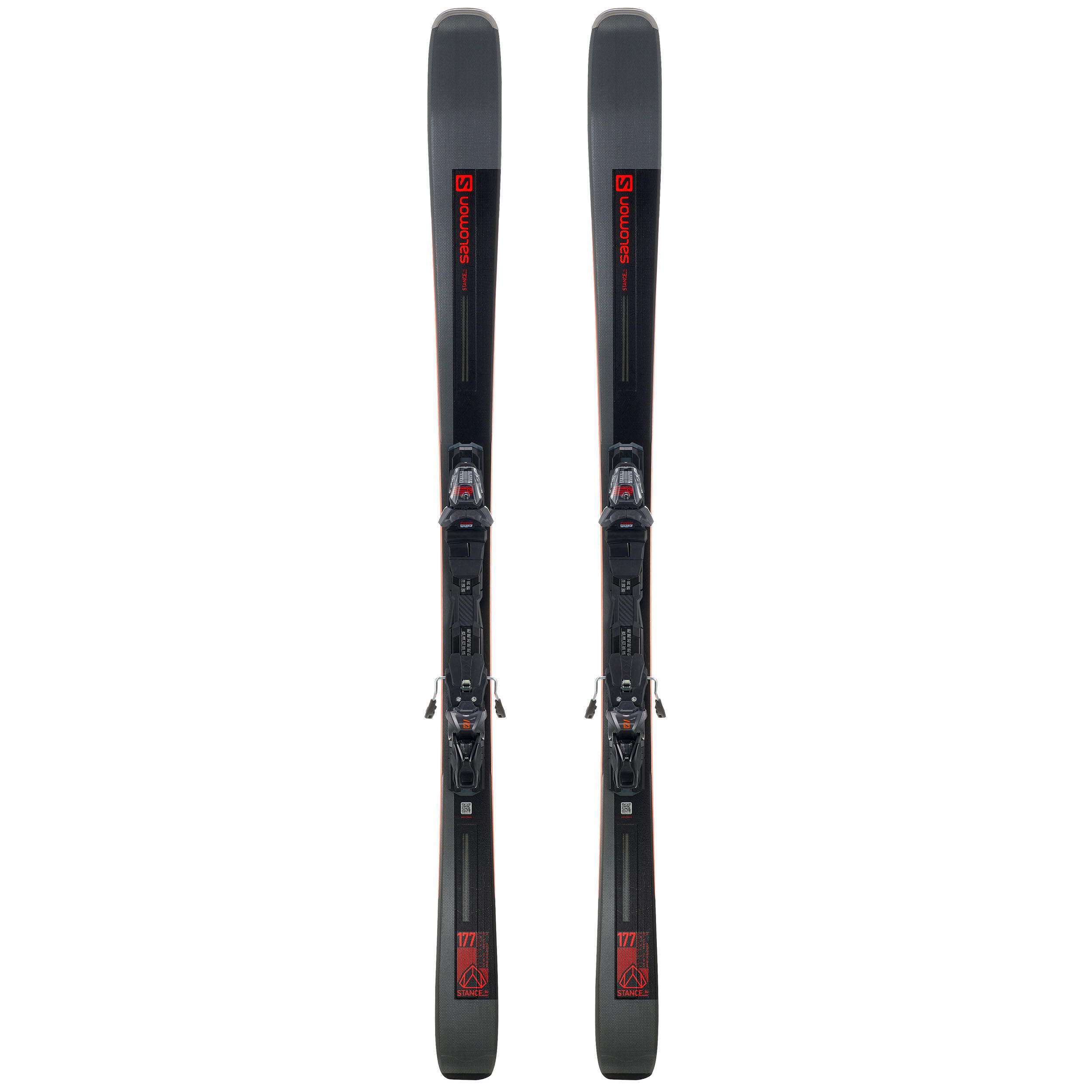 Salomon Ski Piste Stance 84Herren grau mit Bindung