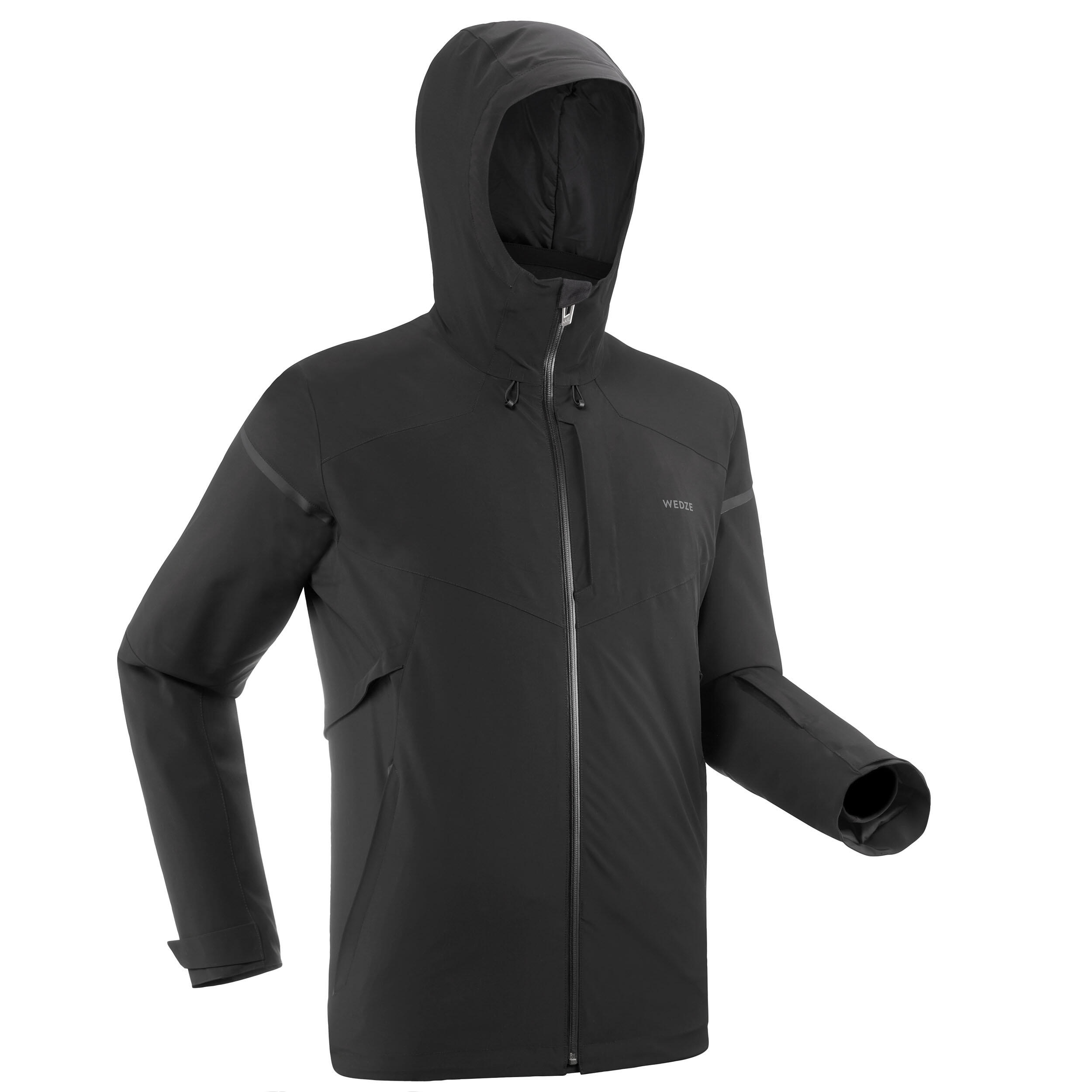 Wedze Skijacke Piste 580 Herren schwarz