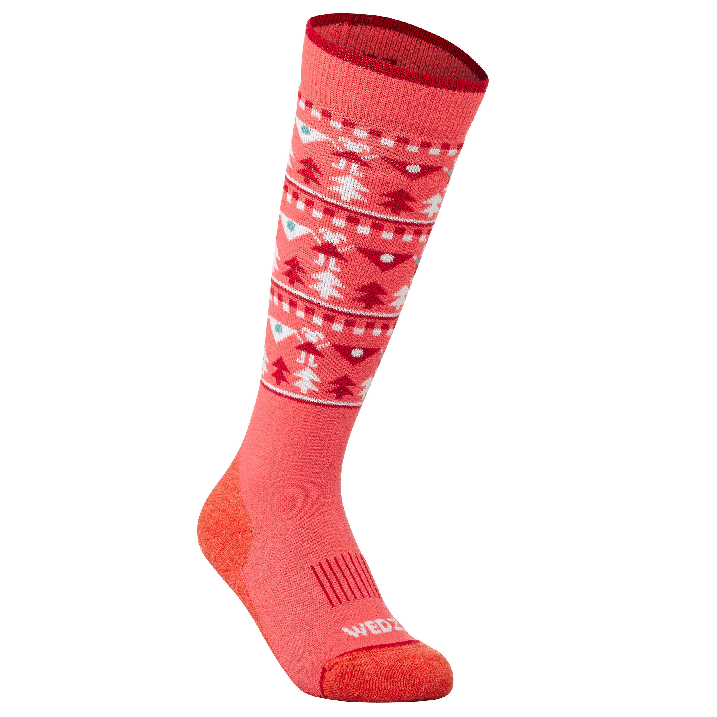 Wedze Skisocken Kinder - 100 rosa