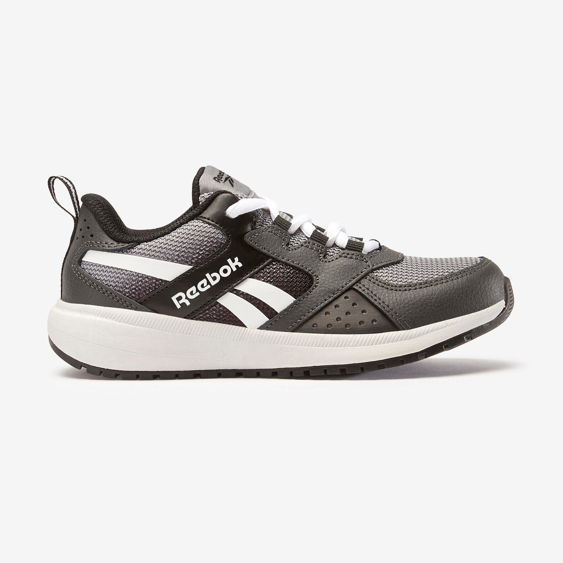 Reebok Sportschuhe Walking Schnürsenkel Reebok Road Supreme Kinder schwarz/grau