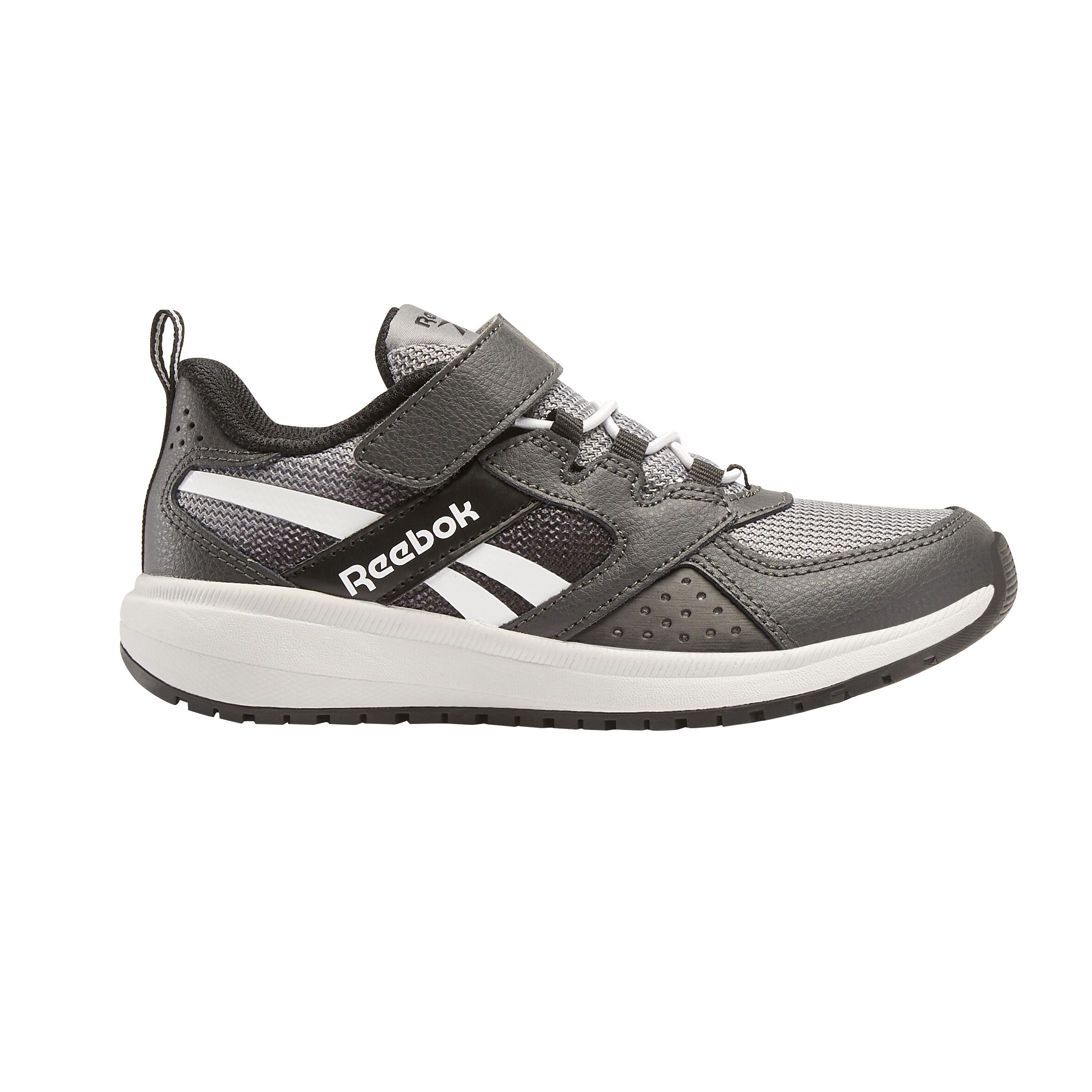 Reebok Sportschuhe Walking Klettverschluss Reebok Road Supreme Kinder schwarz/grau