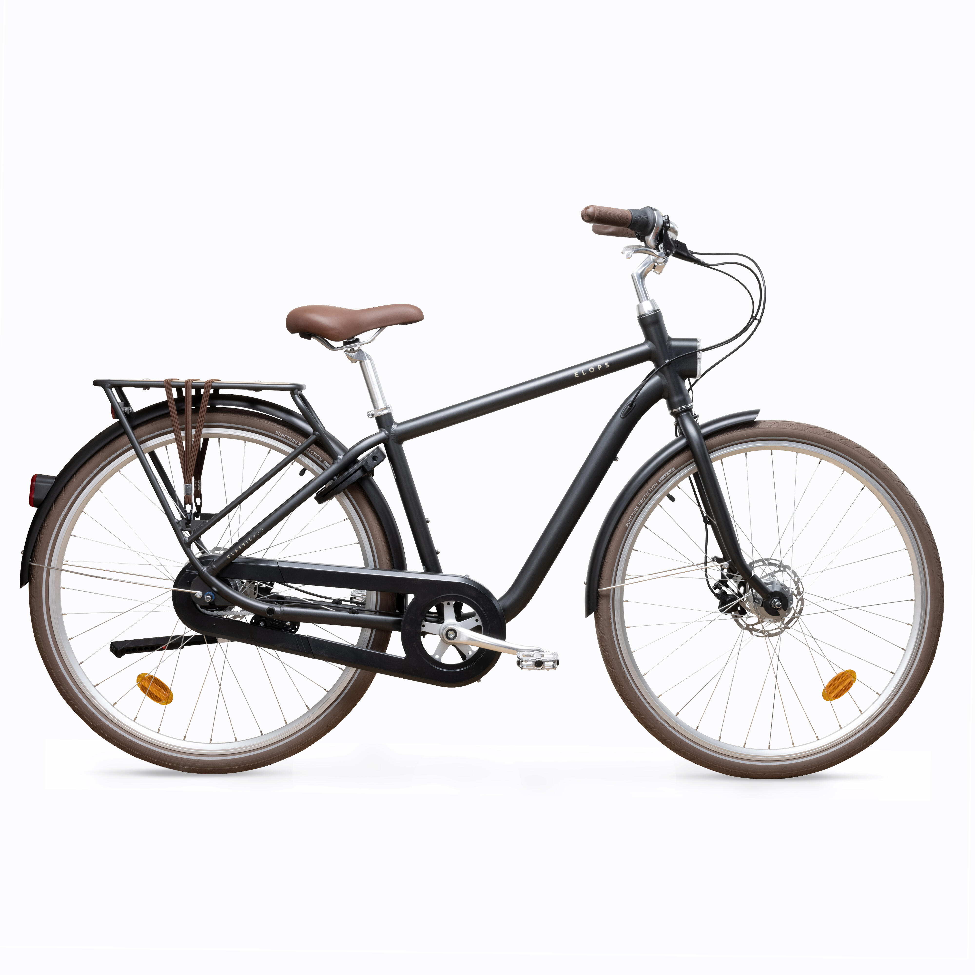 Elops City Bike 28 Zoll Elops 900 HF Herren Aluminium schwarz
