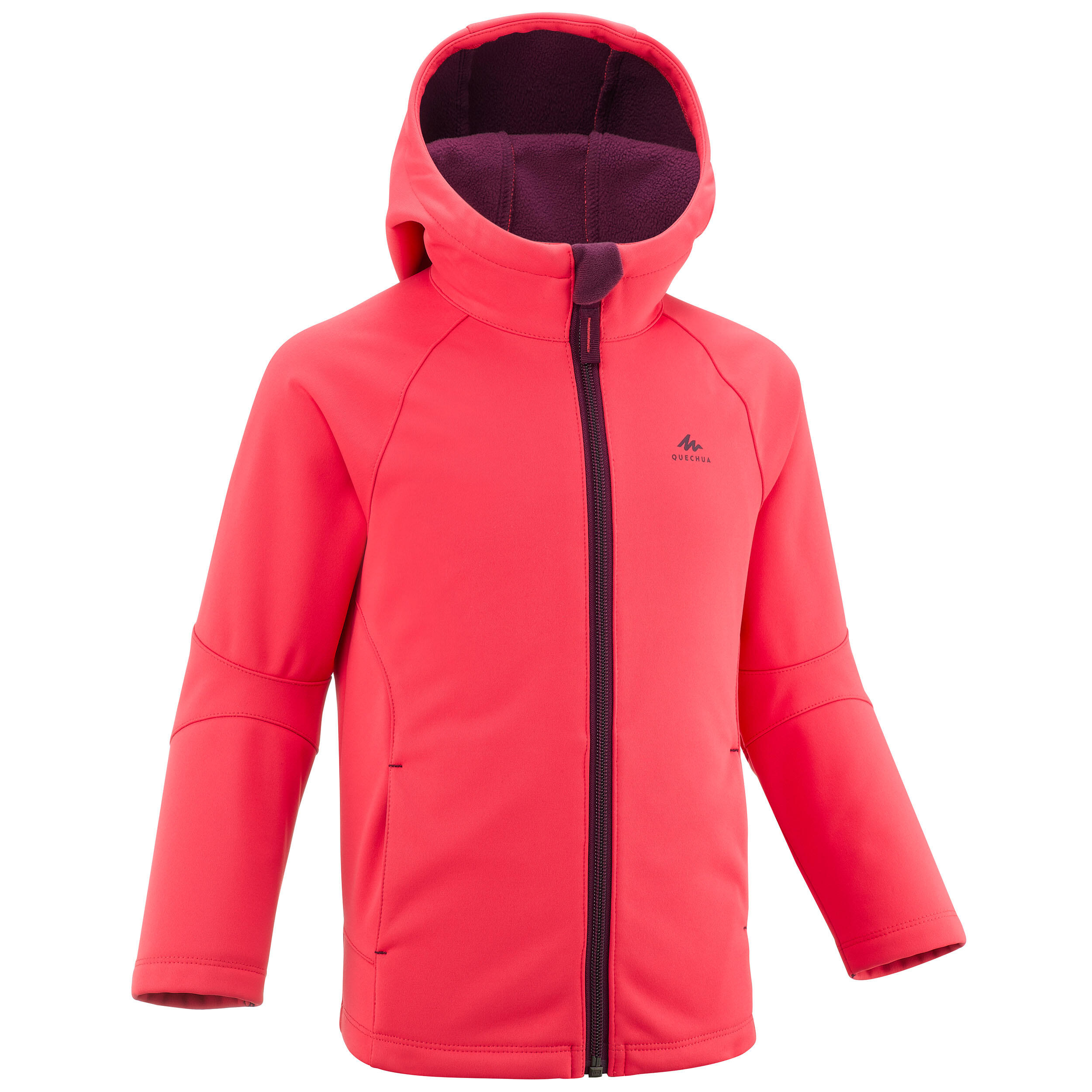 Quechua Softshelljacke Bergwandern MH550 Kleinkinder Gr. 92–116 rosa