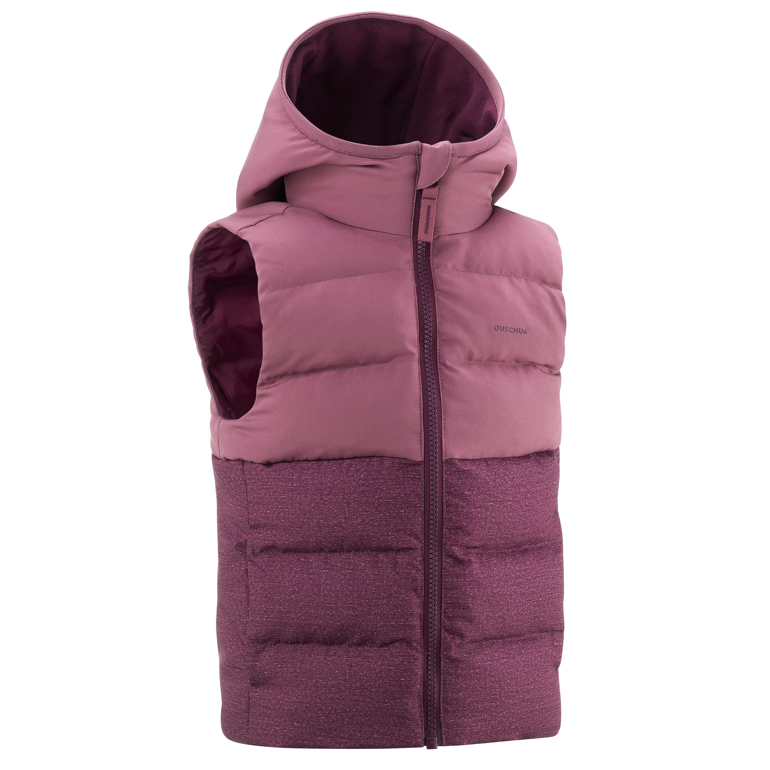 Quechua Wattierte Weste Wandern Kleinkinder Gr. 92–116 violett/rosa