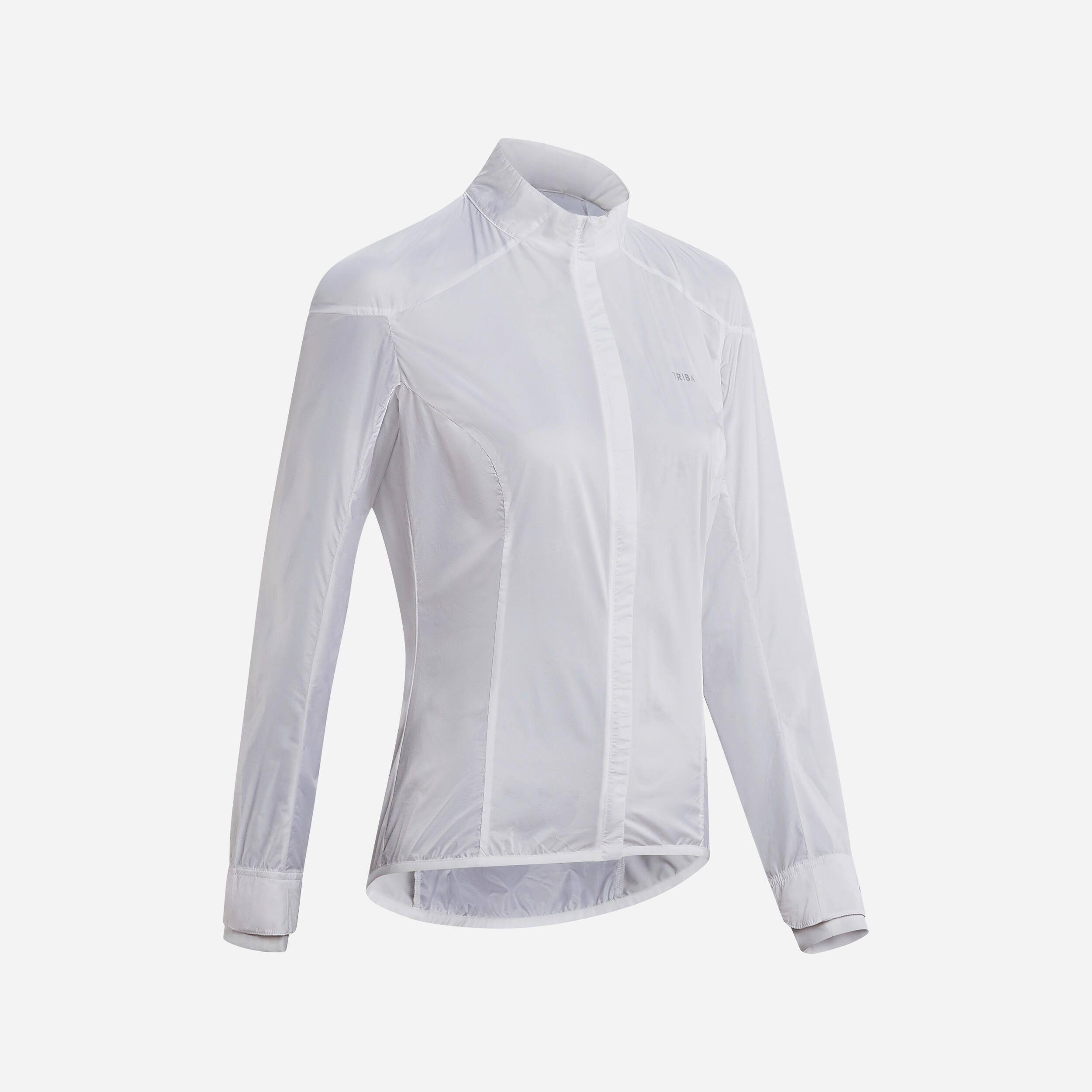Van Rysel Fahrrad-Windjacke Ultralight Damen weiß