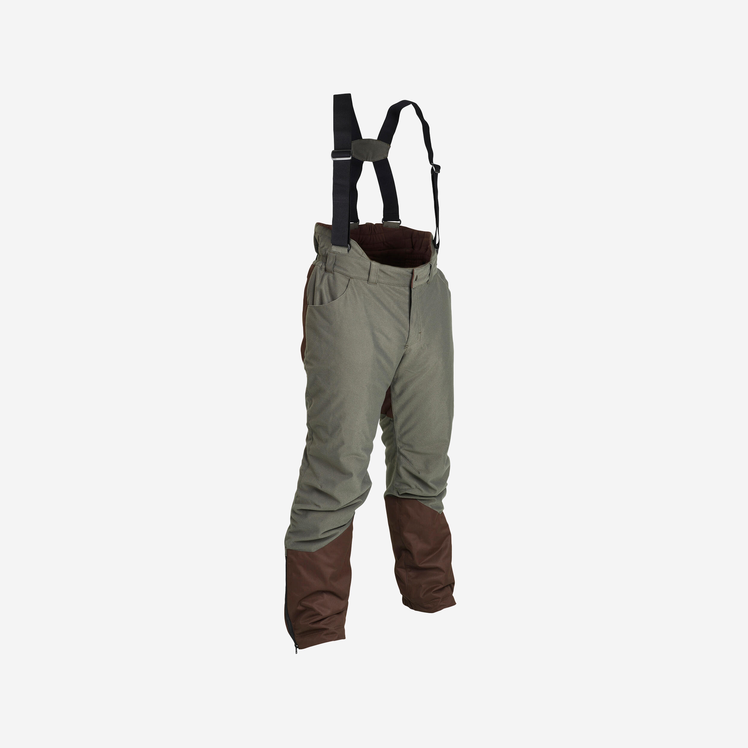 Solognac Jagdhose Latzhose 100 warm -20 °C grün