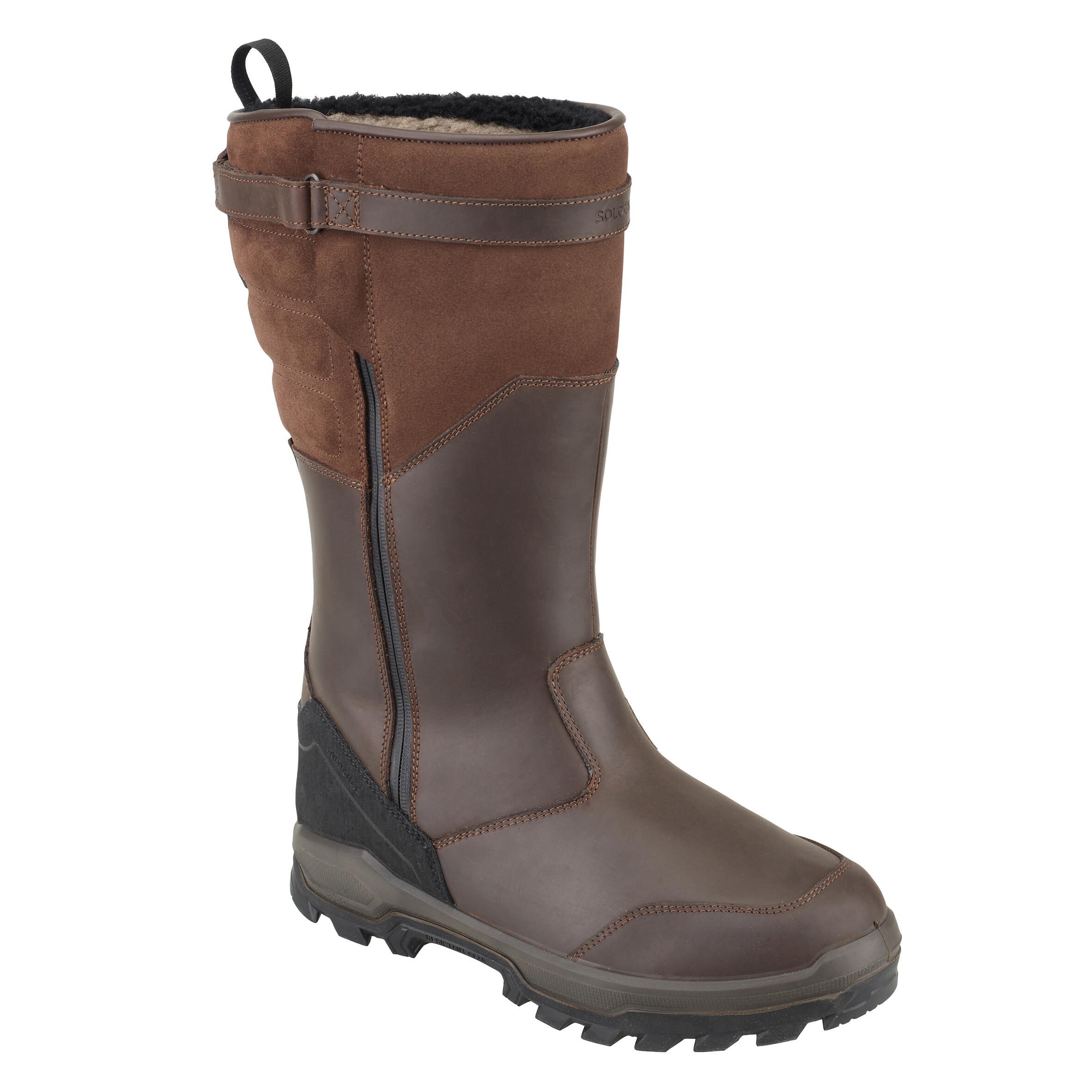 Solognac Jagdstiefel warm wasserdicht Leder 900
