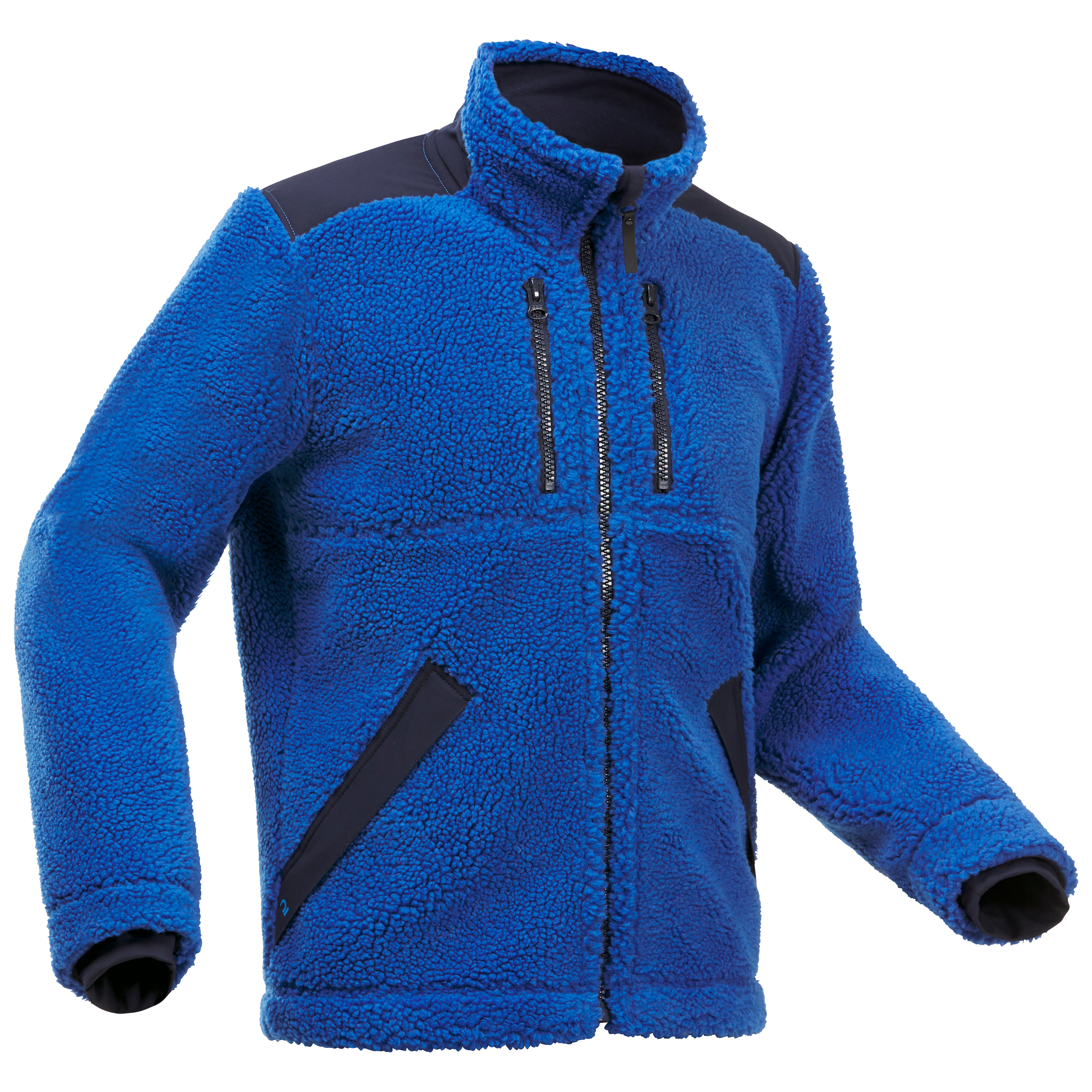 Quechua Fleecejacke Winterwandern SH500 Ultra-Warm Herren schwarzblau