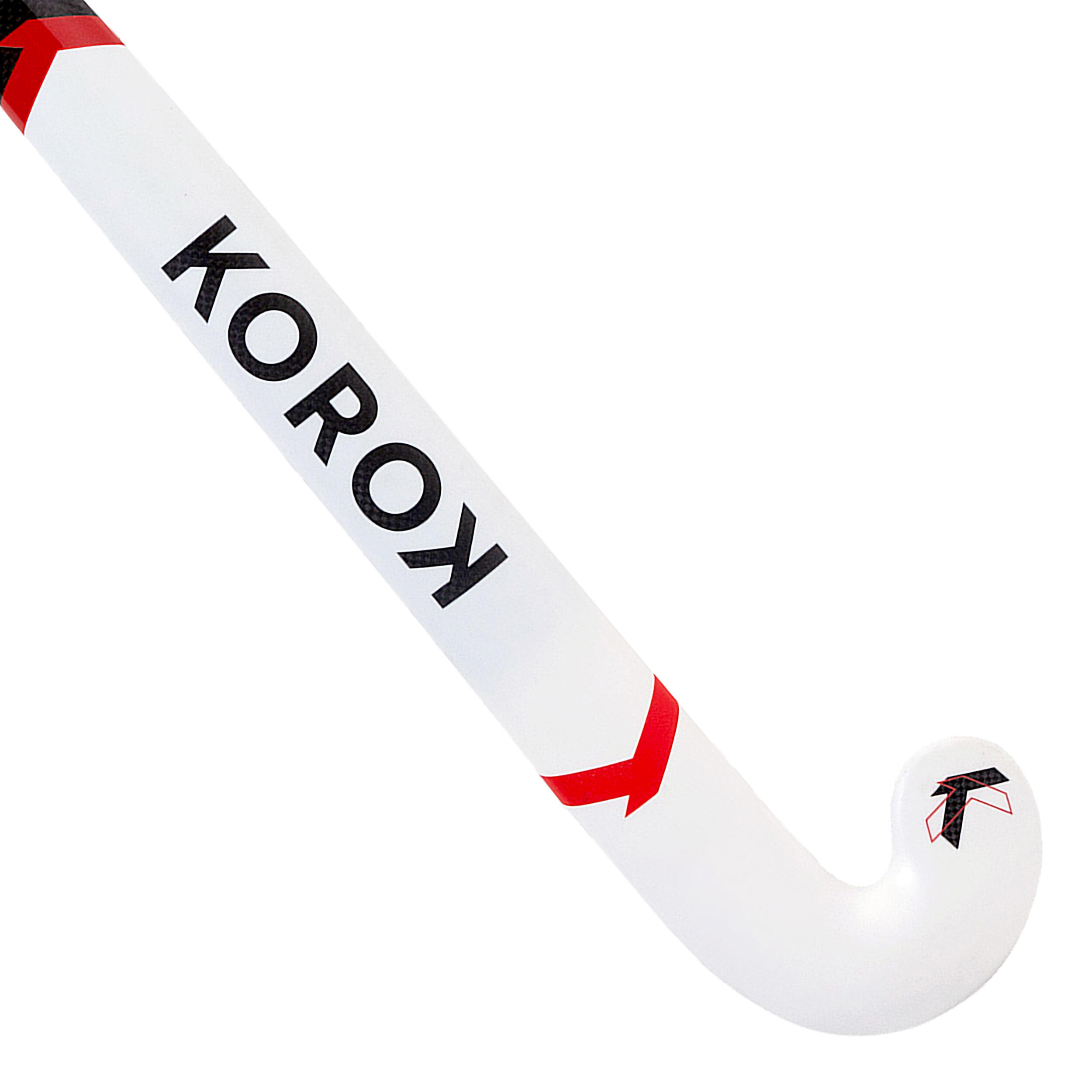 Korok Feldhockeyschläger FH560 Expert Extra LowBow 60% Carbon Erwachsene weiss/rot