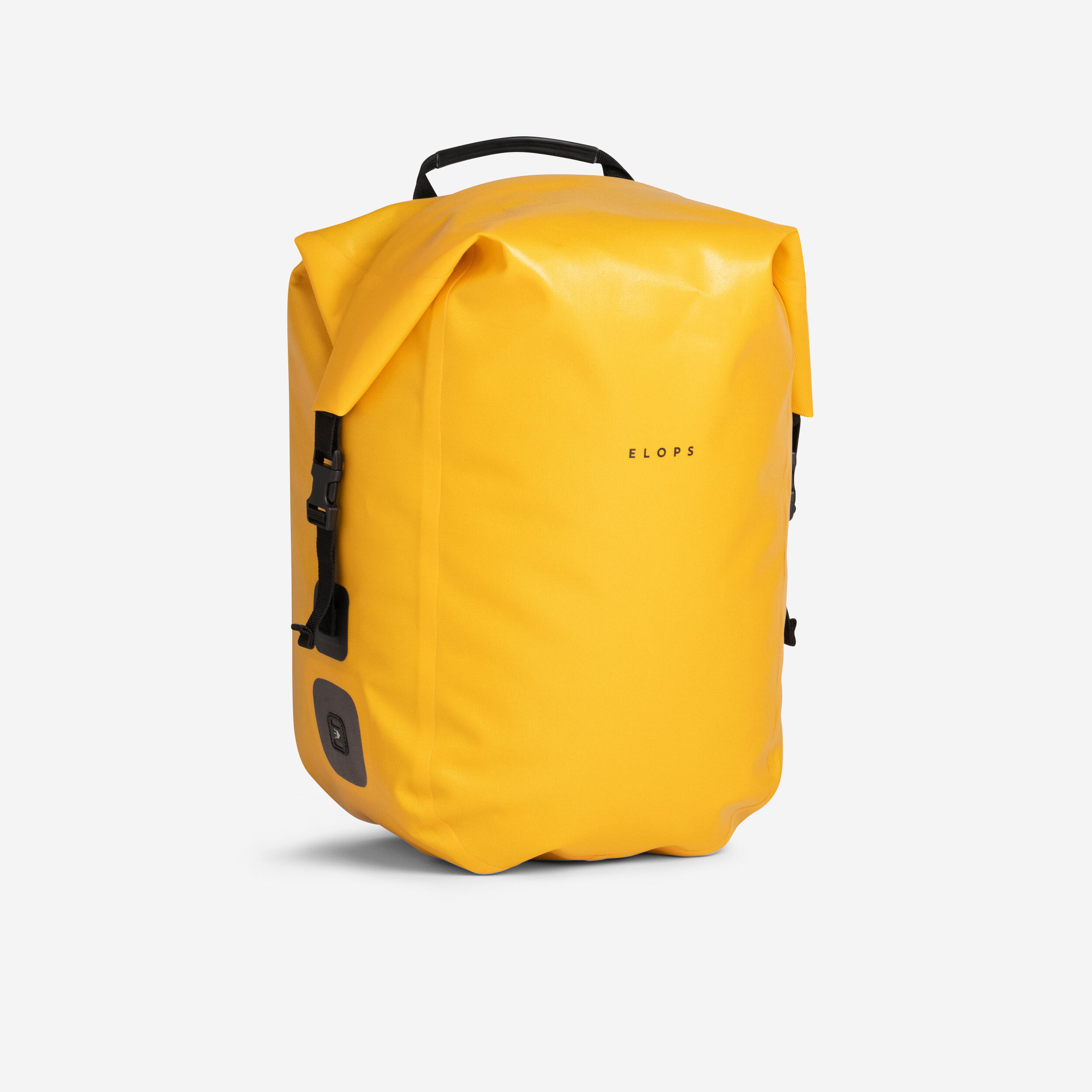 Elops Fahrradtasche Gepäcktasche 900 25 Liter wasserdicht gelb