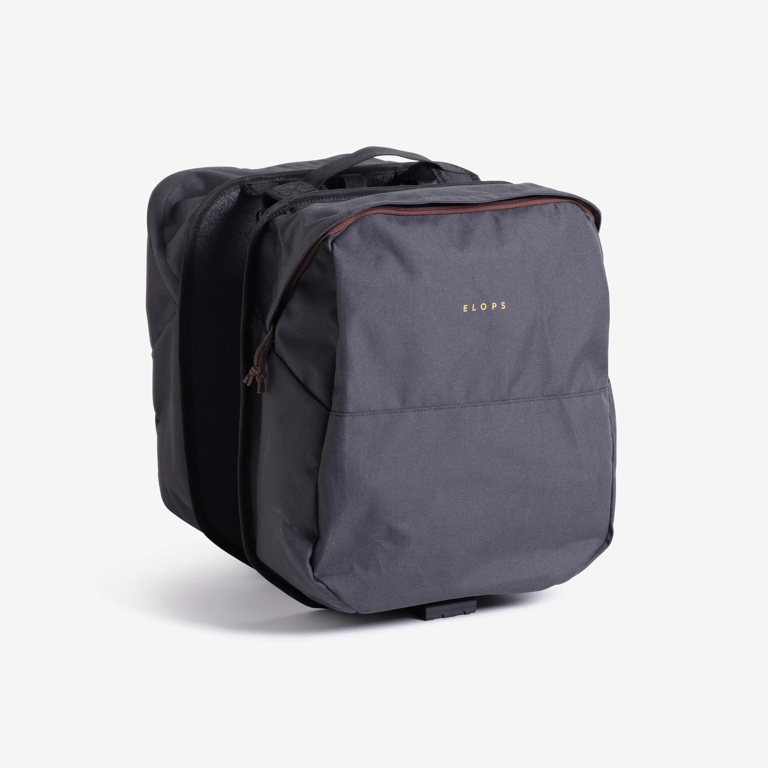 Elops Doppel-Fahrradtasche Gepäcktasche 100 2×15 Liter Ecodesign