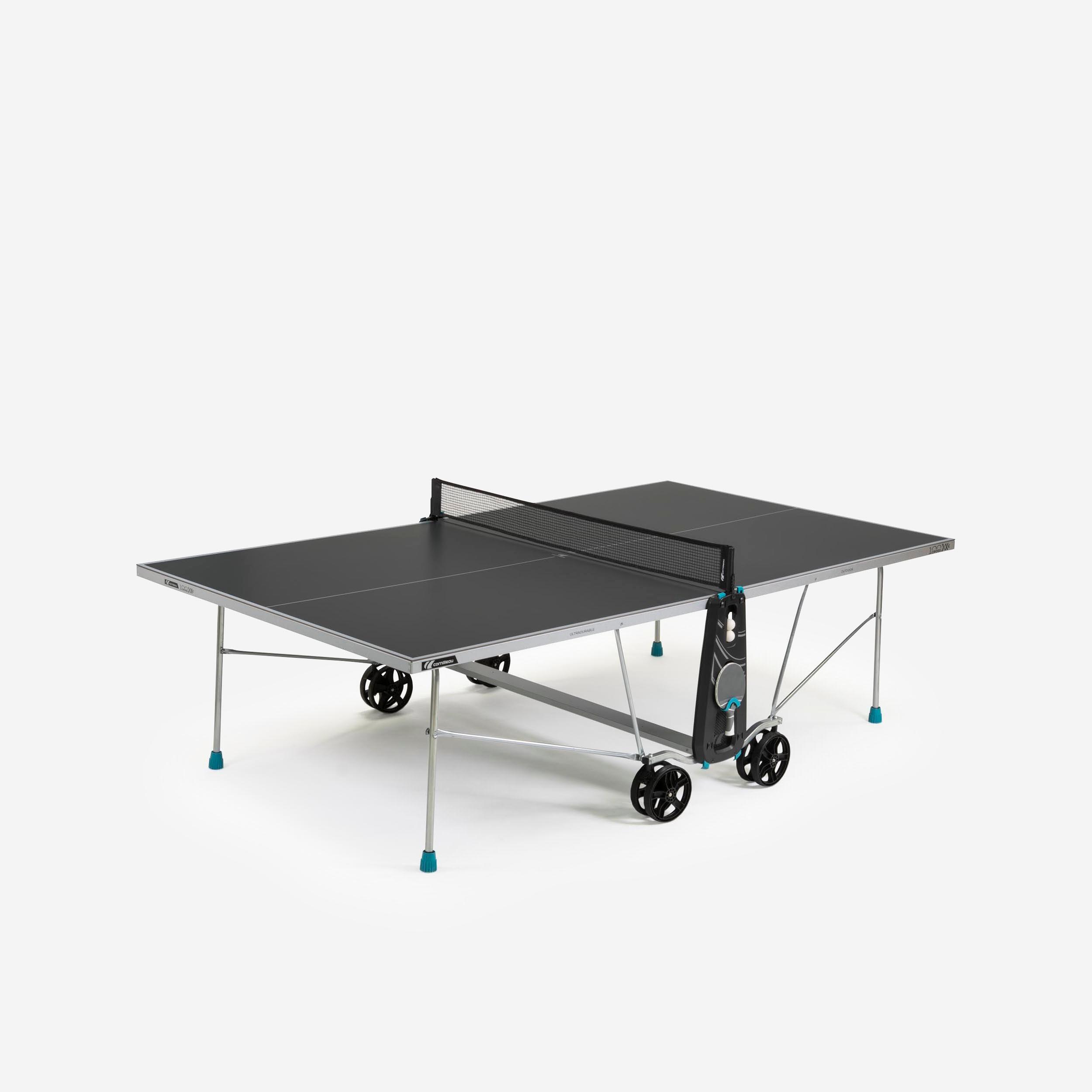 Cornilleau Tischtennisplatte Outdoor Free 100X grau