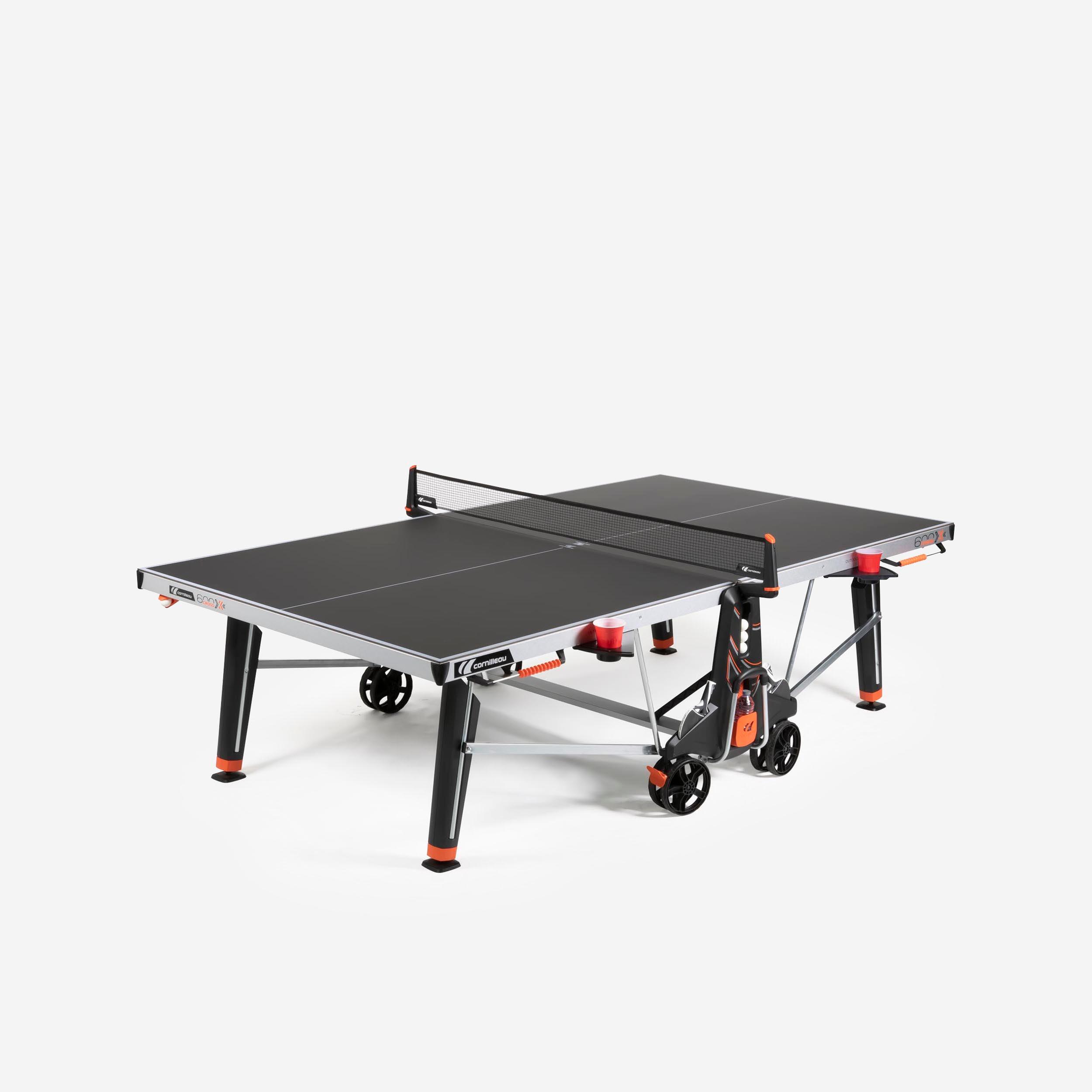 Cornilleau Tischtennisplatte Outdoor Free 600X grau