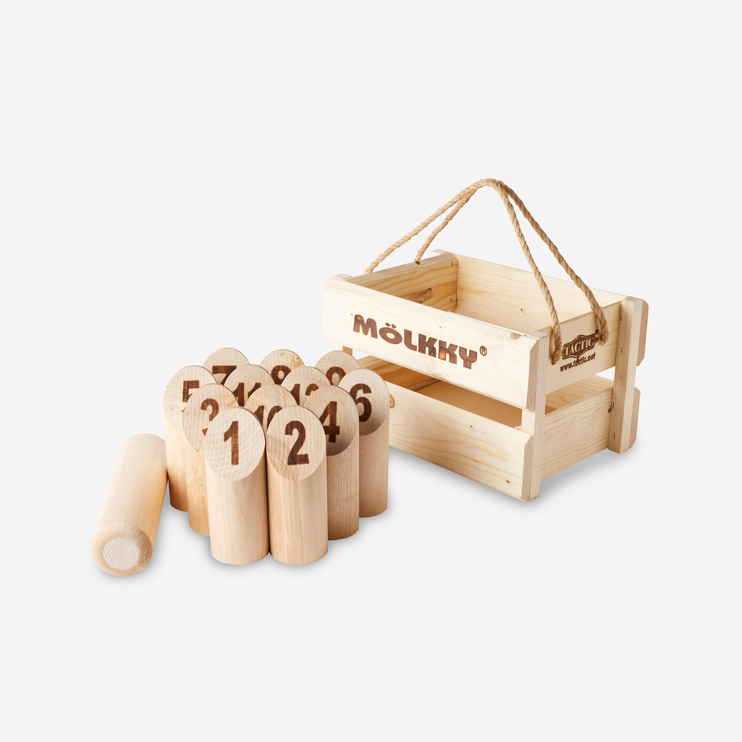 Mölkky Finnish skittles Spielset