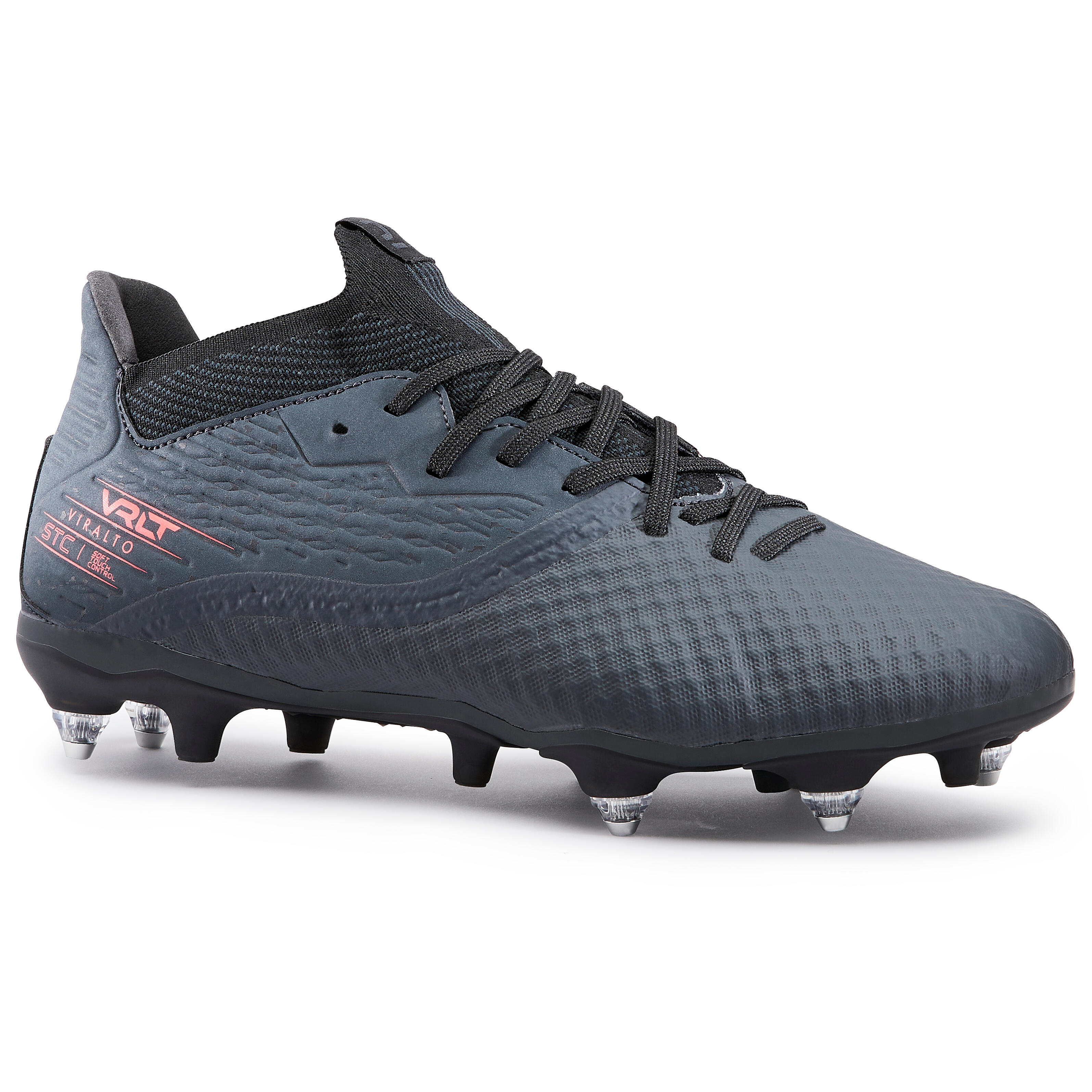 Kipsta Fussballschuhe Stollen VIRALTO III 3D Air Mesh SG schwarz