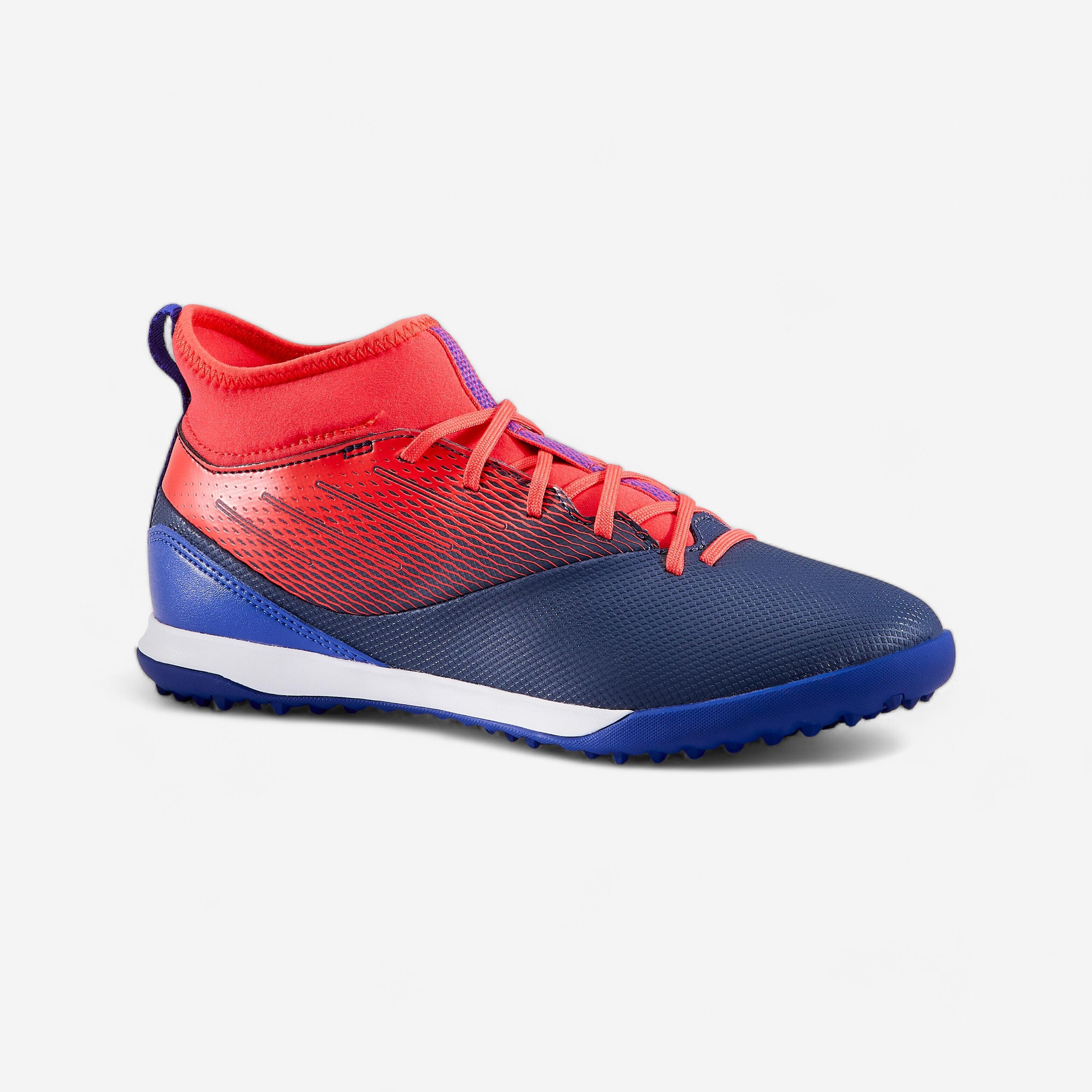 Kipsta Fussballschuhe Agility 500 Turf TF MID Kinder blau
