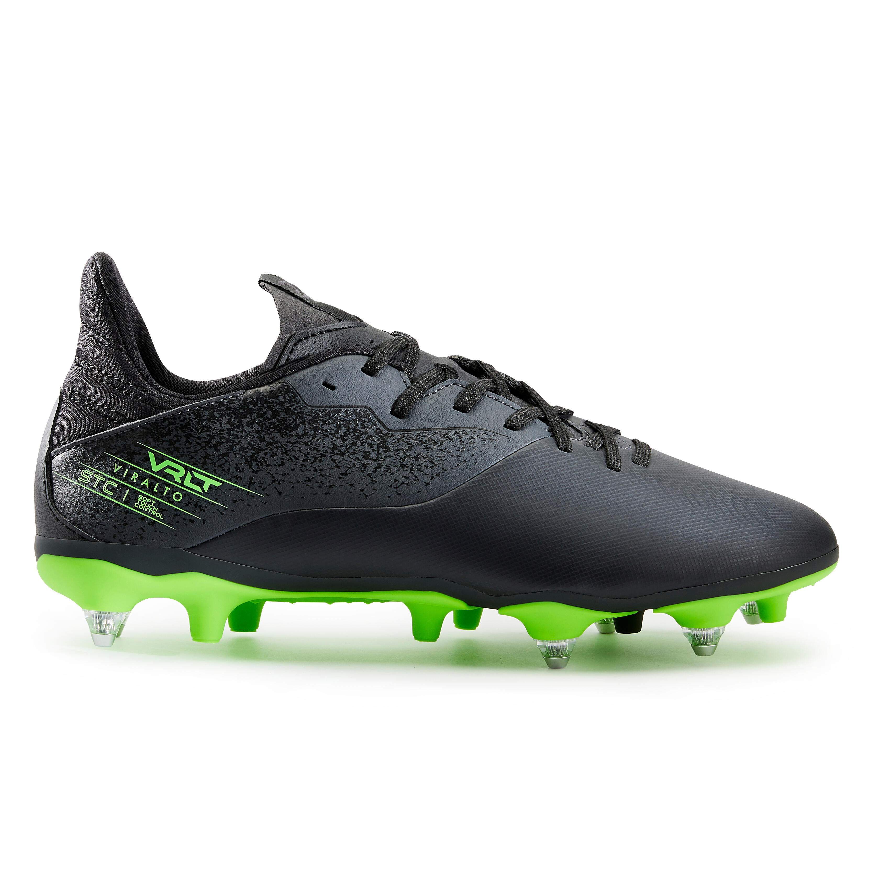 Kipsta Fussballschuhe Stollen VIRALTO I SG schwarz/grün