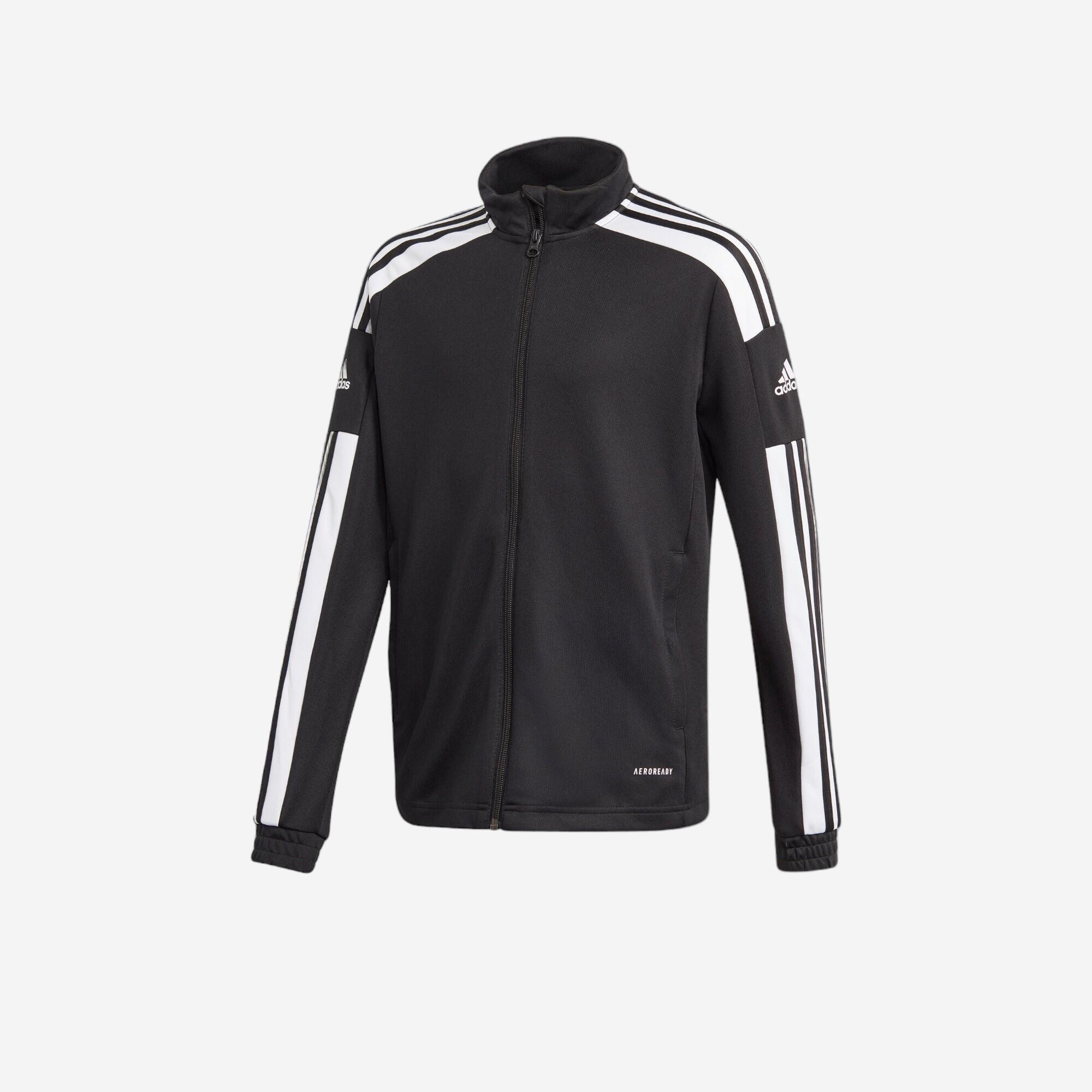 Adidas Trainingsjacke Fussball Squadra Kinder schwarz